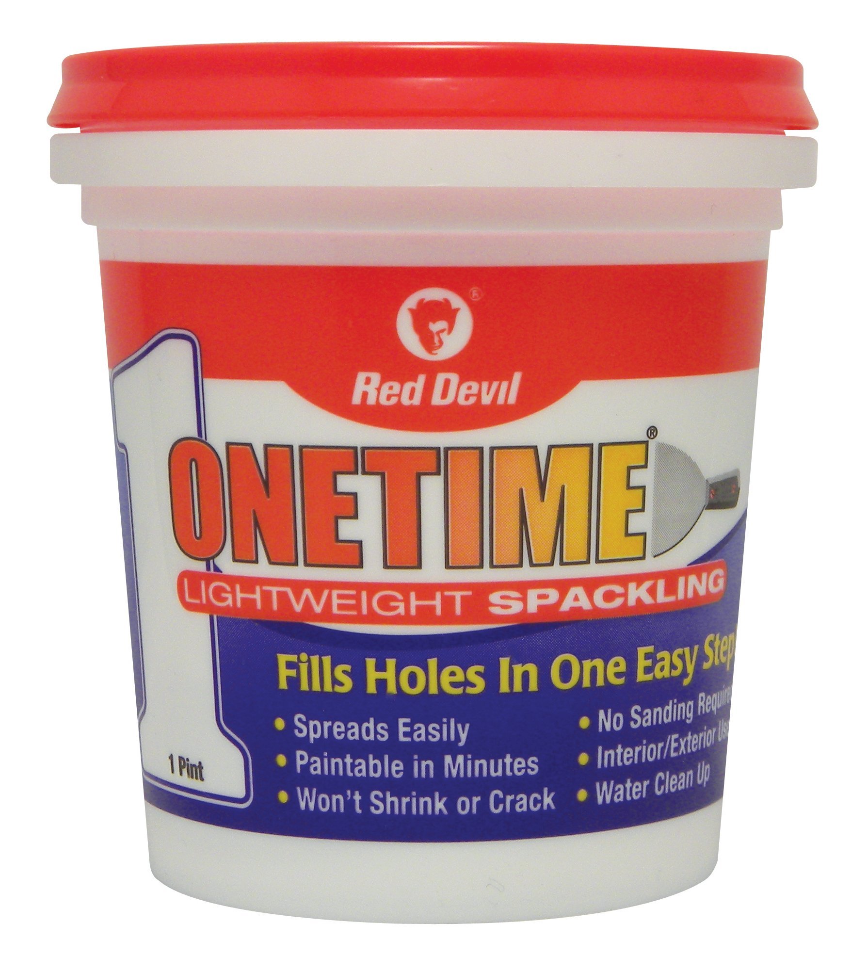 Red Devil 0548 Onetime Spackling Compound, 1 Pint