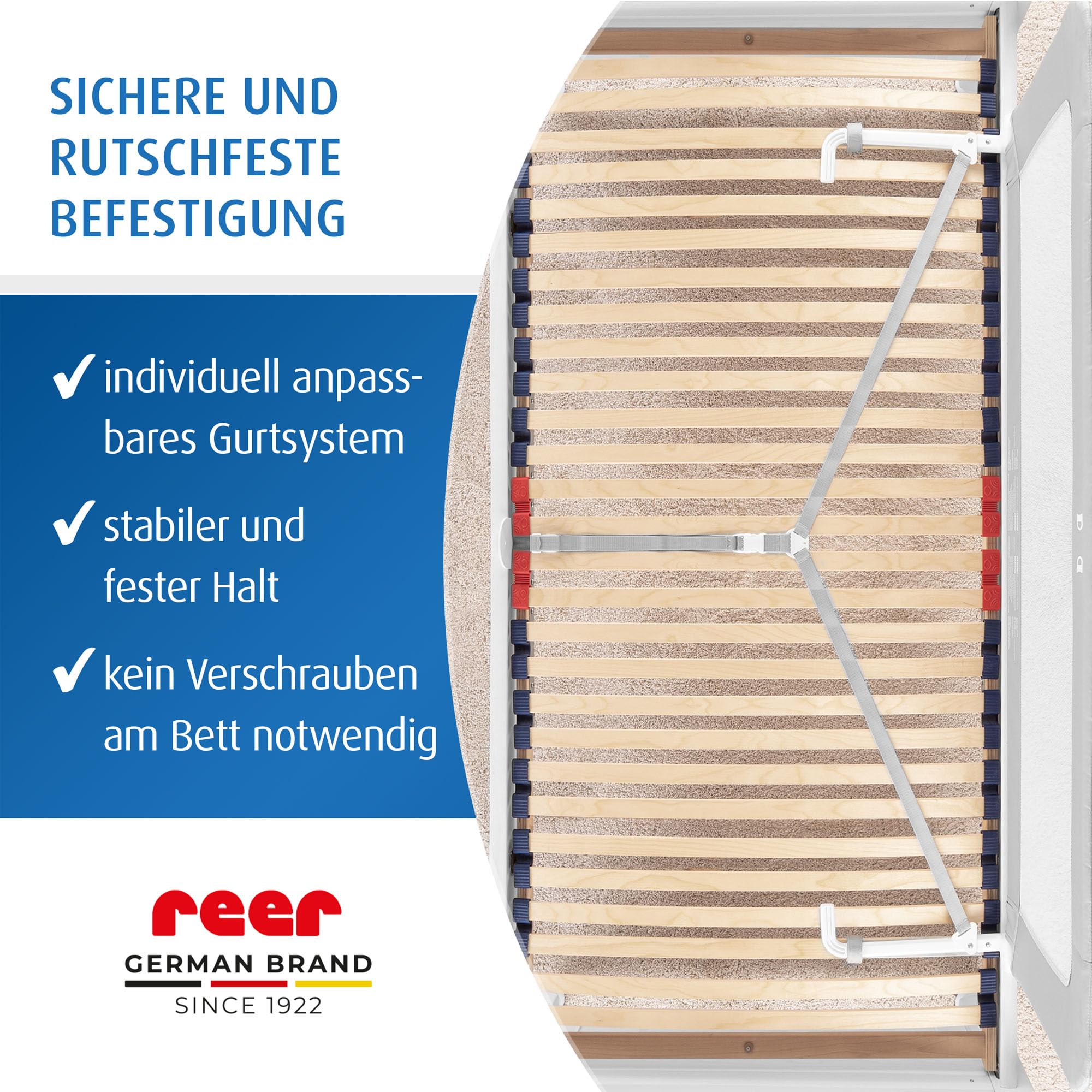 reer Bettgitter ByMySide, 100 x 50 cm, gris