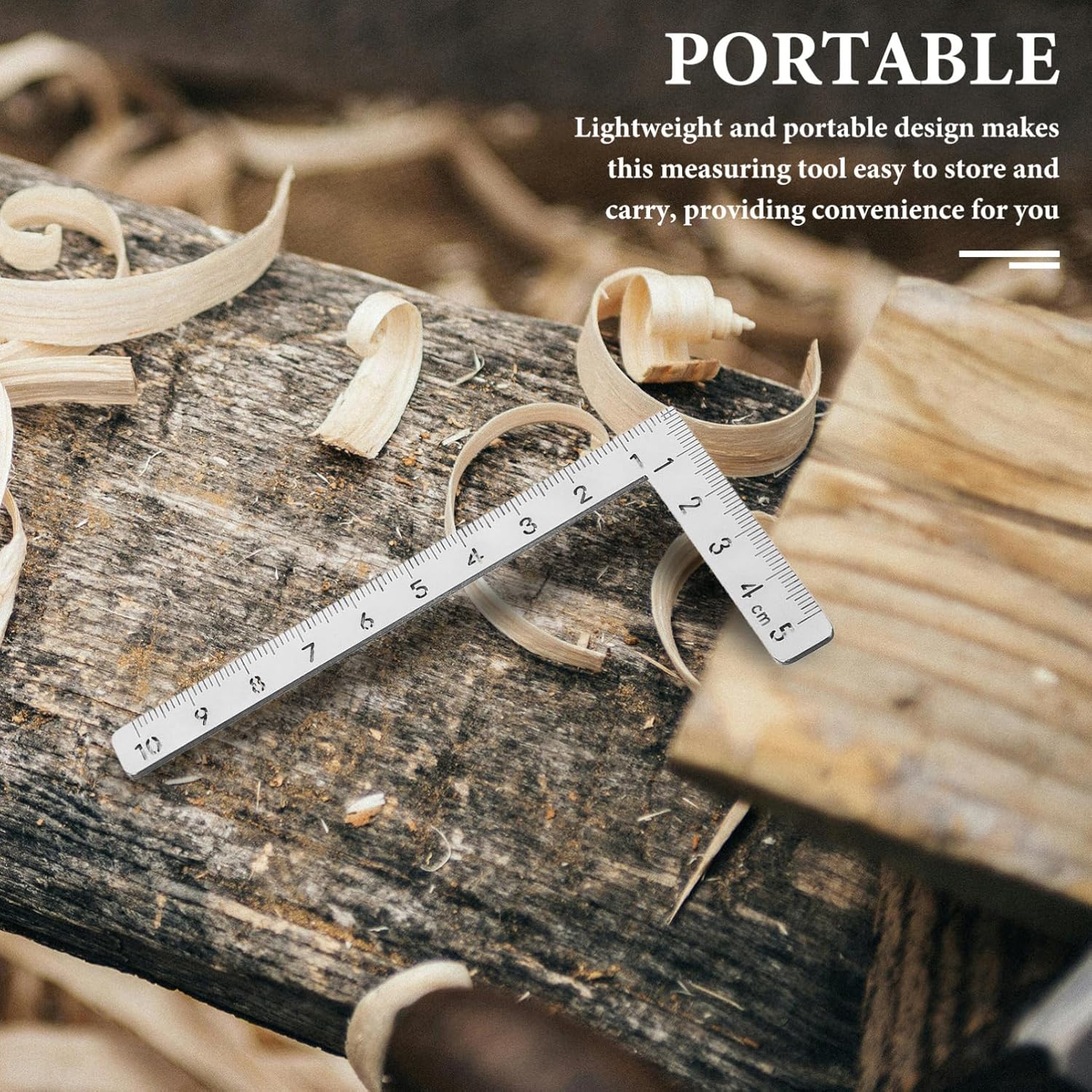 4pcs Right Angle Ruler Carpenter Tool for Precise Measurements Lightweight and Portable Woodworking Square Scale for Easy Use