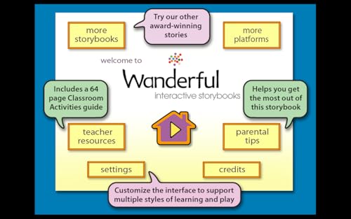 UK-Little Monster At School - interactive storybook in British English and French