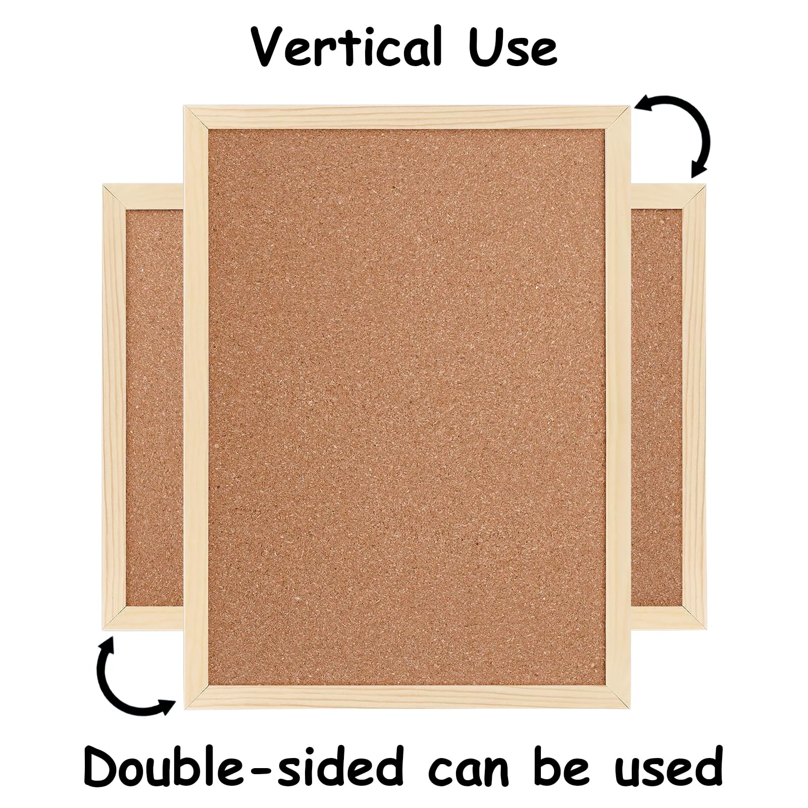 4 Pezzi Bollettino Di Sughero Bordo, Bacheca Sughero, Strisce Di Sughero, Adatto - Foto 7