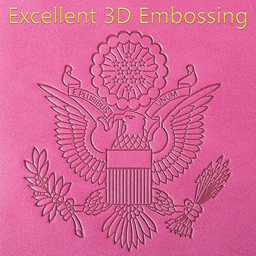 Miniatura 5 de Funda para pasaporte con bloqueo RFID de piel, organizador de documentos de viaje), passport cover