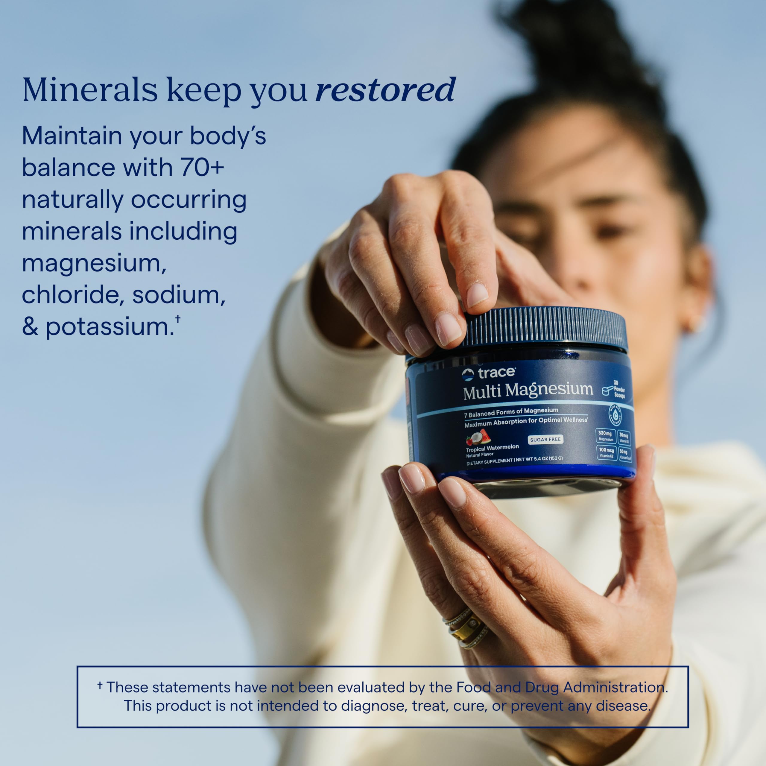 Trace Minerals Multi Magnesium Complex Powder, Tropical Watermelon, 5.4 oz — Amazon image 5