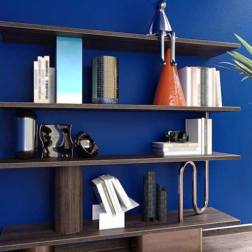 Miniatura 3 de VEELIKE Papel tapiz azul real para despegar y pegar, papel adhesivo azul grueso para armarios, cajones de escritorio, 15.7 x 118 pulgadas,