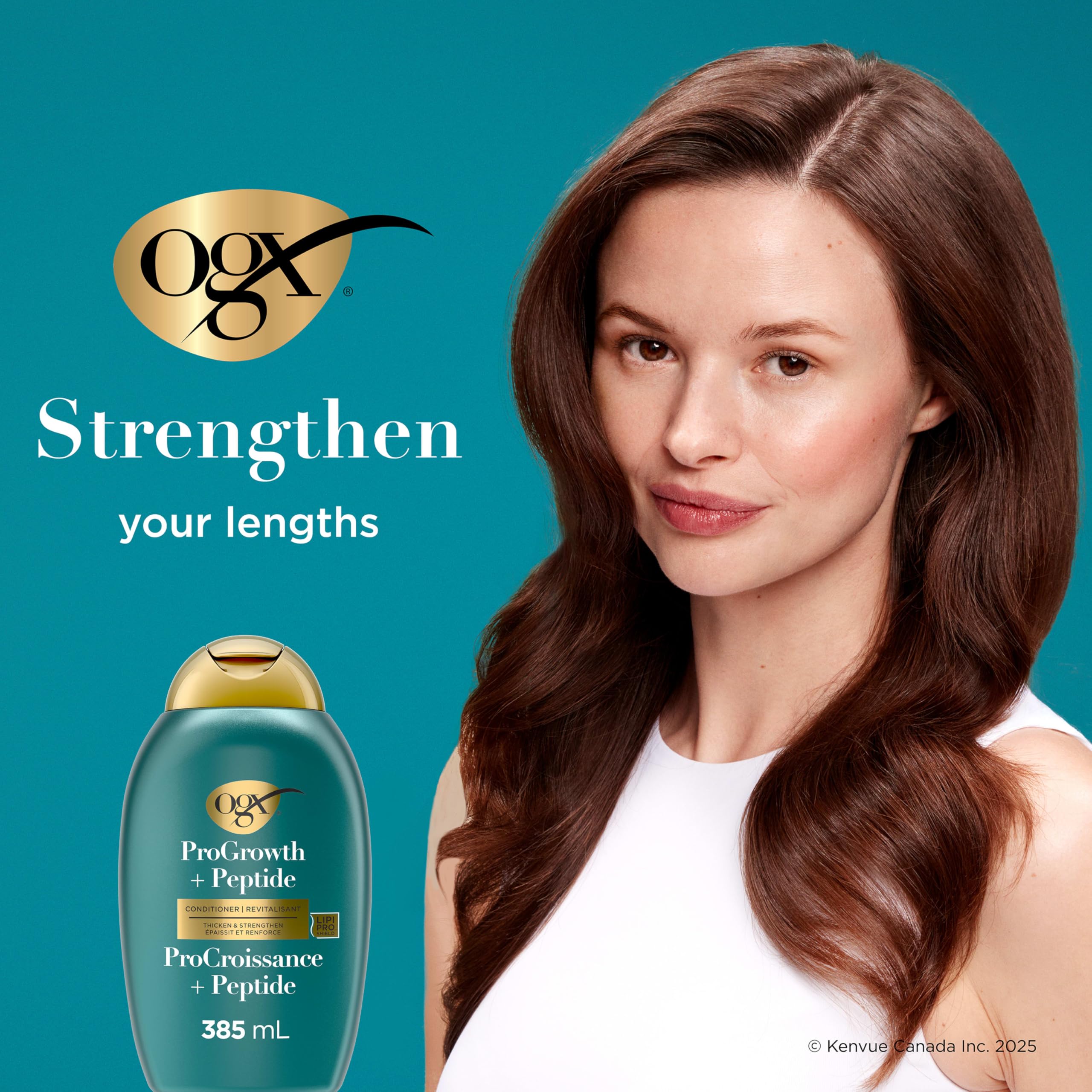 OGX® ProGrowth + Peptide Conditioner, Nourishing Conditioner