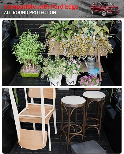 Vista 113 de Alfombrilla de carga compatible con Nissan Pathfinder 2022-2024 2025, forro de carga TPE para todo tipo de clima, accesorios Pathfinder 2023