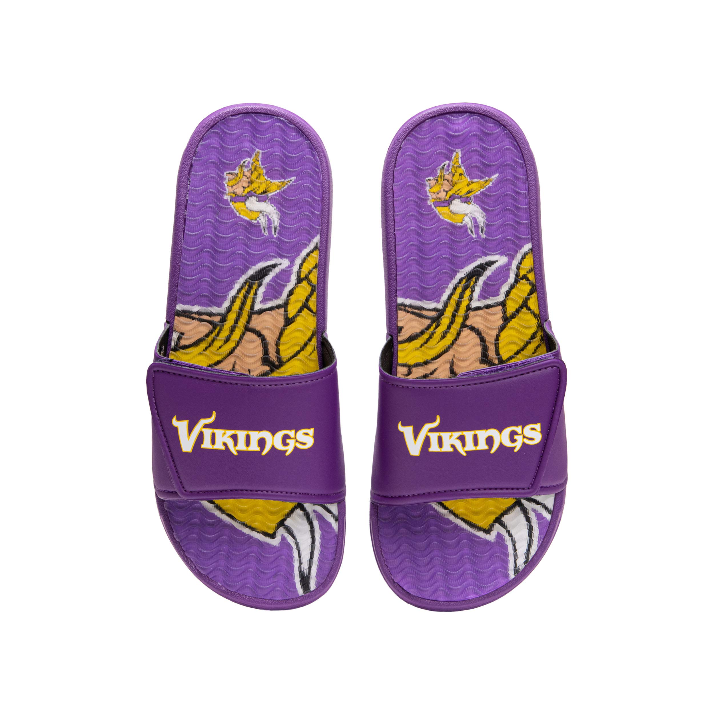 FOCO Herren NFL Team Logo Sport Shower Foam Slide Flip Flop Sandalen