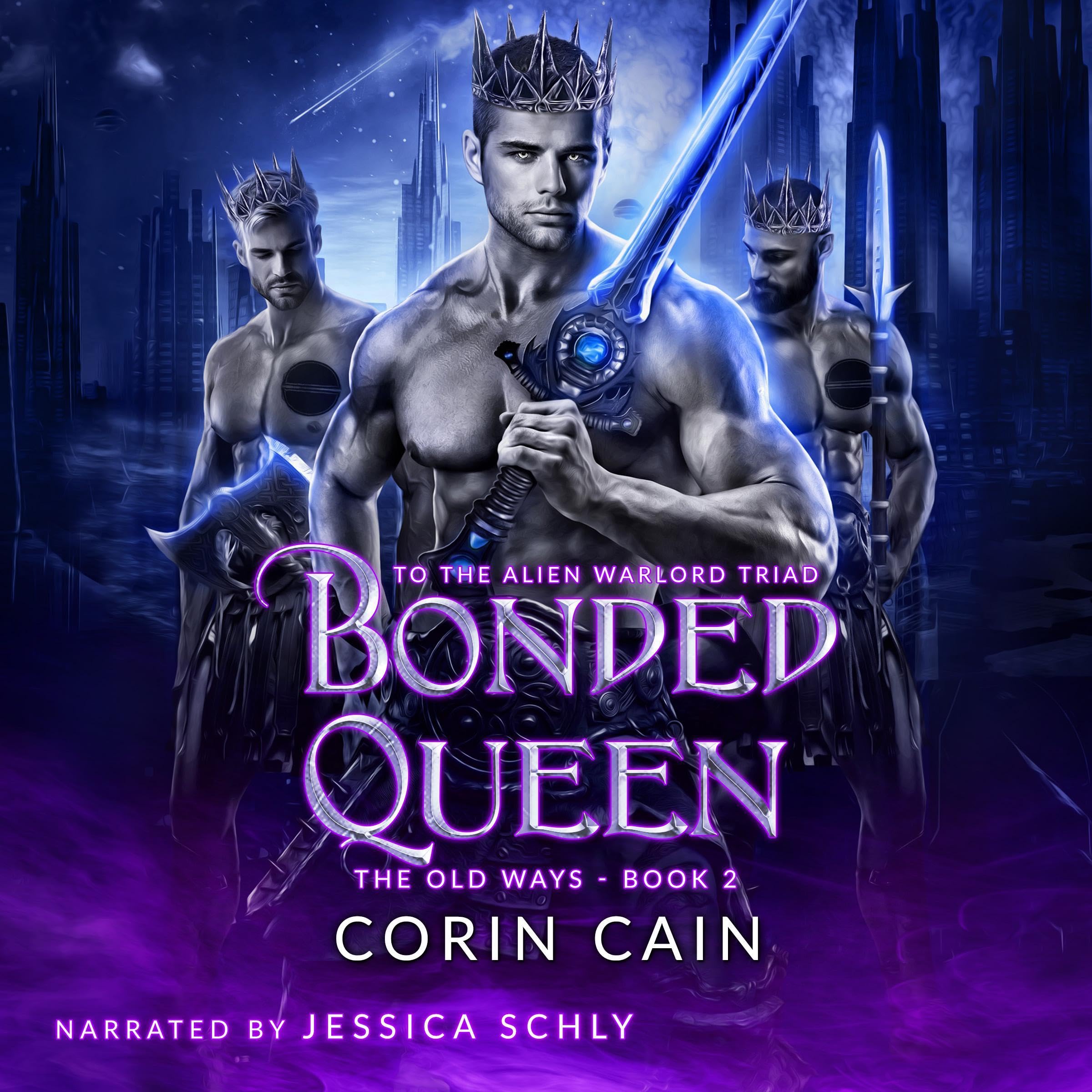 Cover art for Bonded Queen: To the Alien Warlord Triad