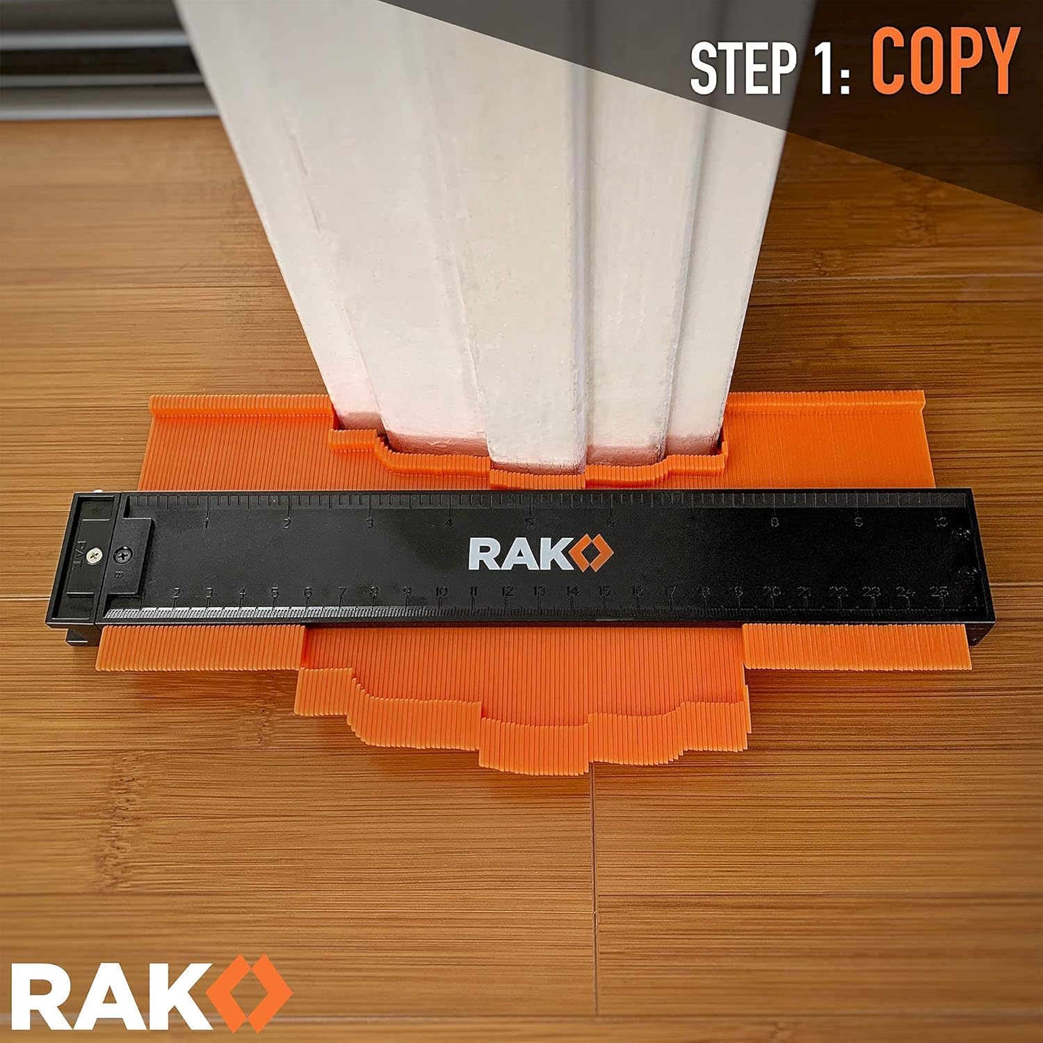 RAK Multi-Tool 2 Piece Pen Set Bundle, Contour Gauge (10 Inch Lock)