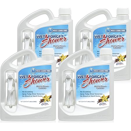 Amazon.com: 801064 Weekly Shower Cleaner, No-Scrub.5-Gal. - Quantity 4 ...