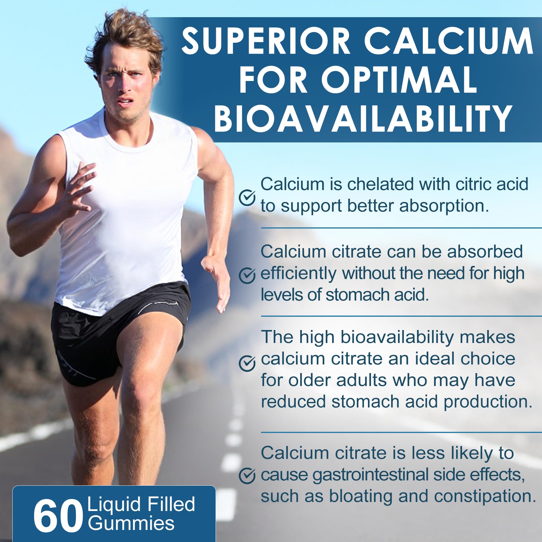 Calcium Citrate Gummies with Vitamin D3 1000IU for Women & Men, 60Cts — Amazon image 5
