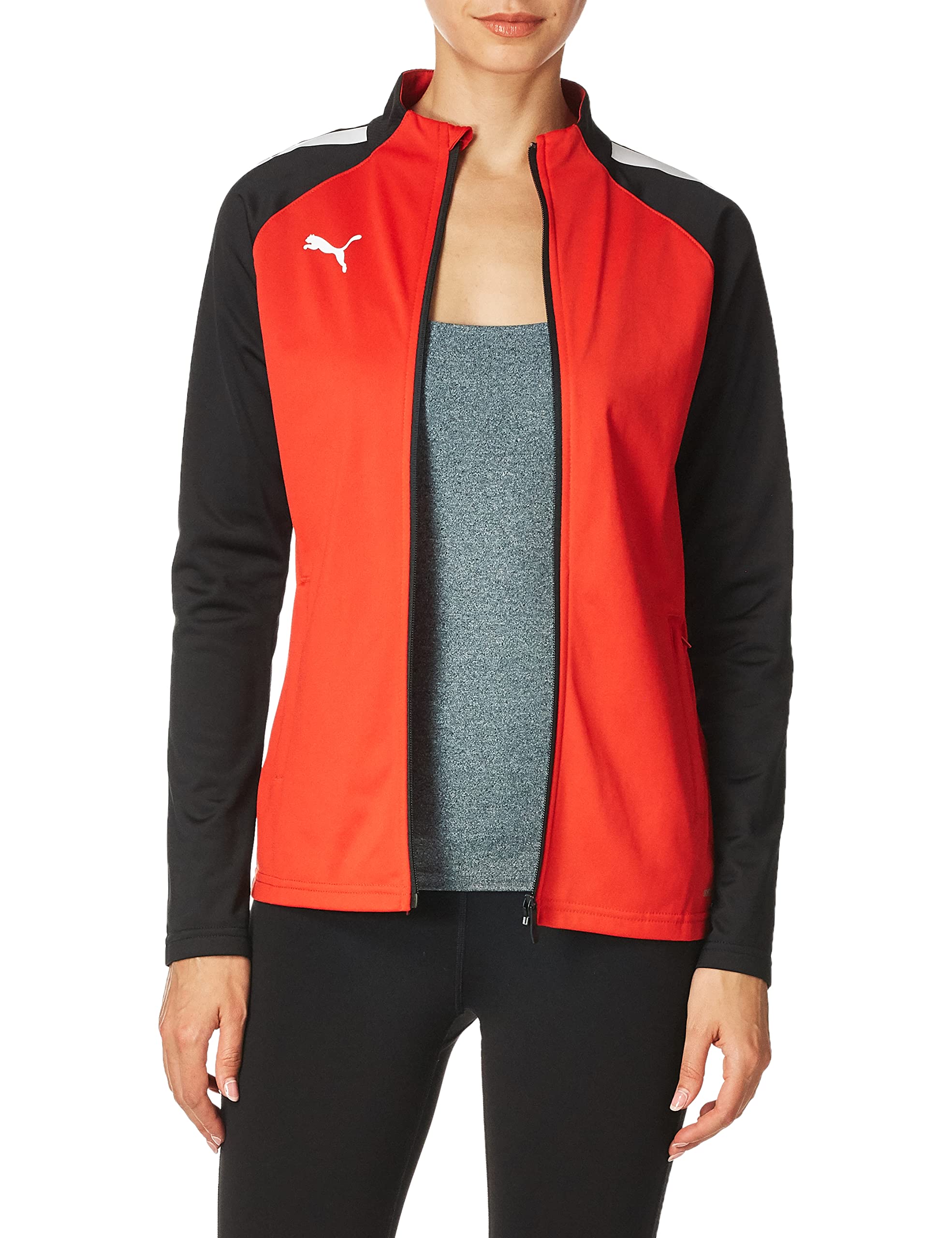 womens TeamLIGA Training Jacket, Puma Red-puma Black, Medium US-picture-40