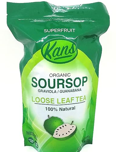 SOURSOP TÉ DE HOJAS SECAS SUELTAS HOJAS PURO GRAVIOLA GUANABANA TÉ 100% NATURAL ORGÁNICO 2 OUNCIAS
