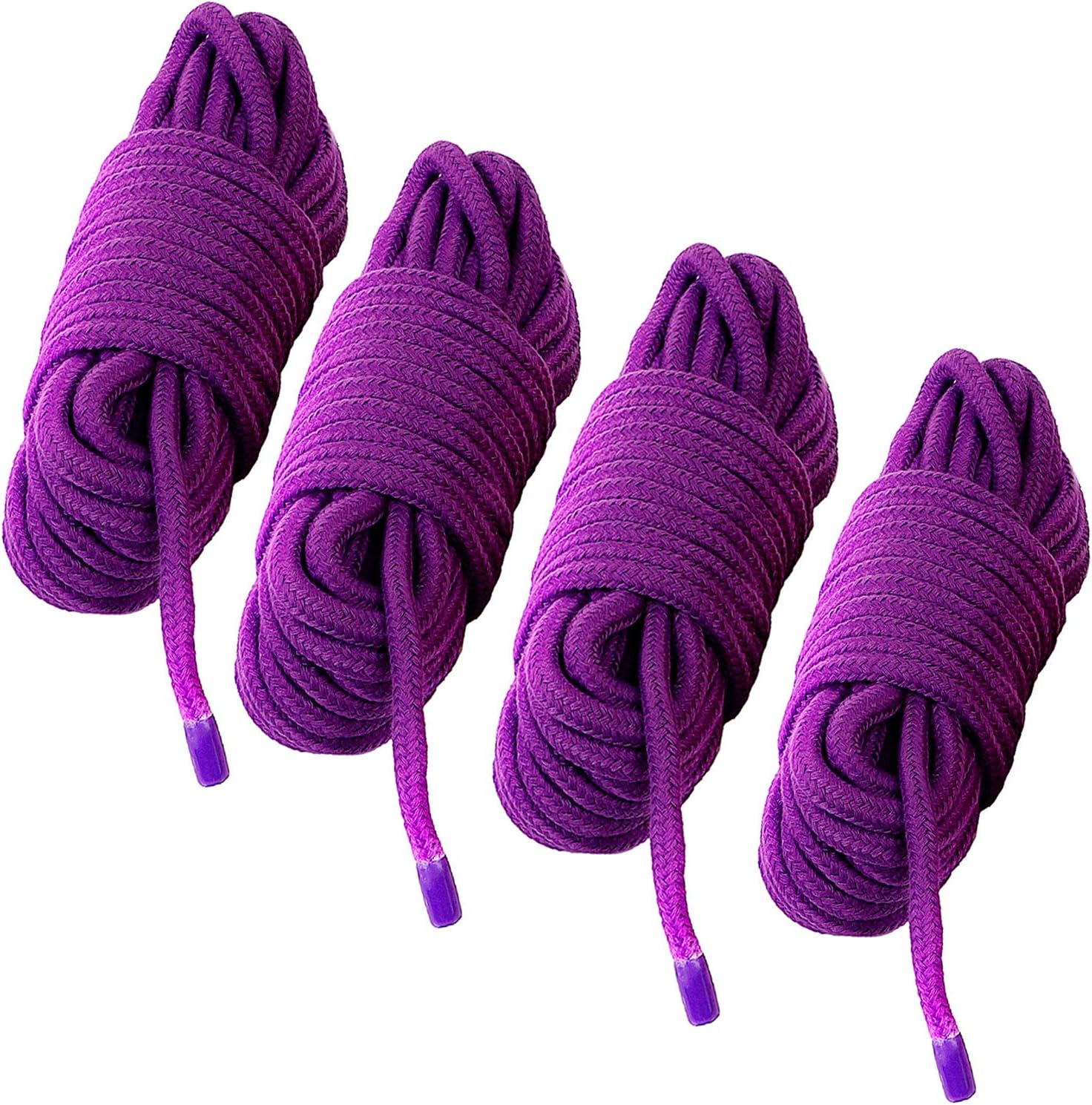 KINJOEK 4 Ropes 10M 32Ft Extra Long Premium Cotton Rope No