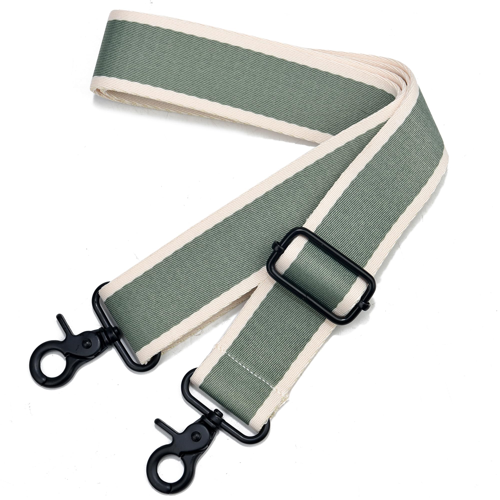 Wide Purse Strap Adjustable Replacement Crossbody Bag Strap Silver Hardware Shoulder Straps