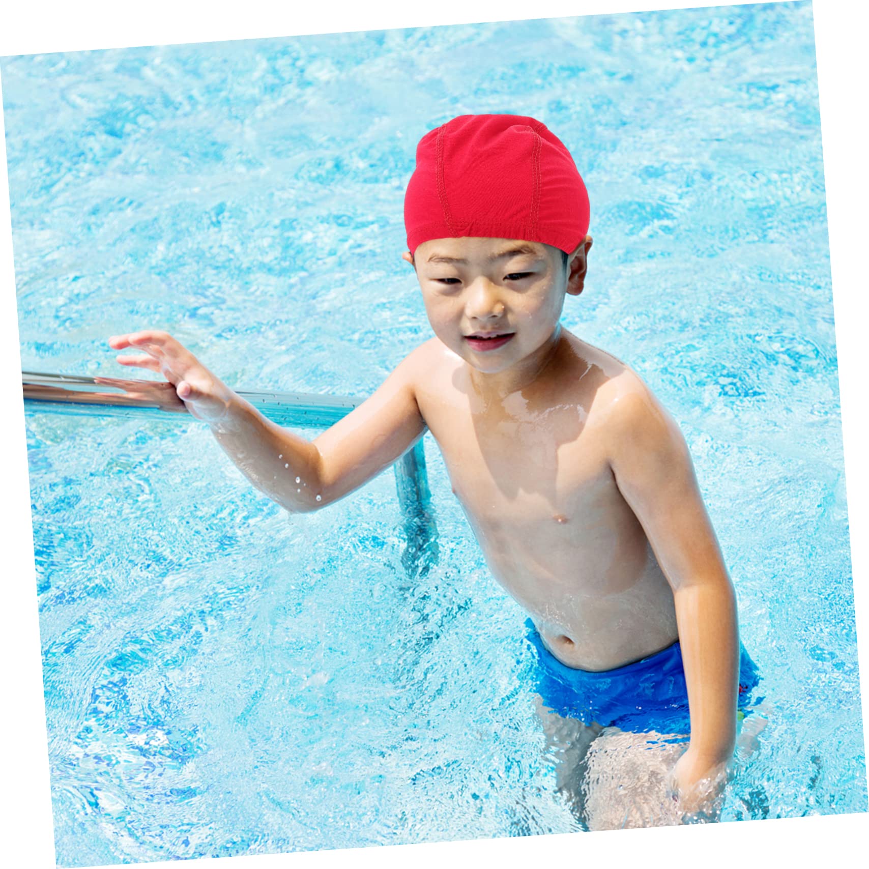POPETPOP 50 Pièces Bonnet De Bain Bonnet De Bain Imperméable Bonnets De Unisexes Adulte Bonnets De pour Enfants Maillot De Couvre-Chef De Nager Nylon