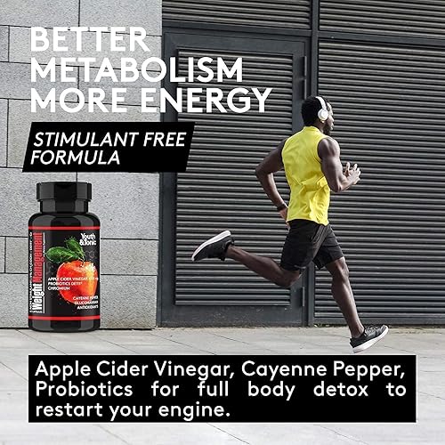 Miniatura 3 de 15 días de limpieza de colon y vinagre de sidra de manzana mejorado con probióticos para desintoxicación corporal o para romper la meseta | Todo