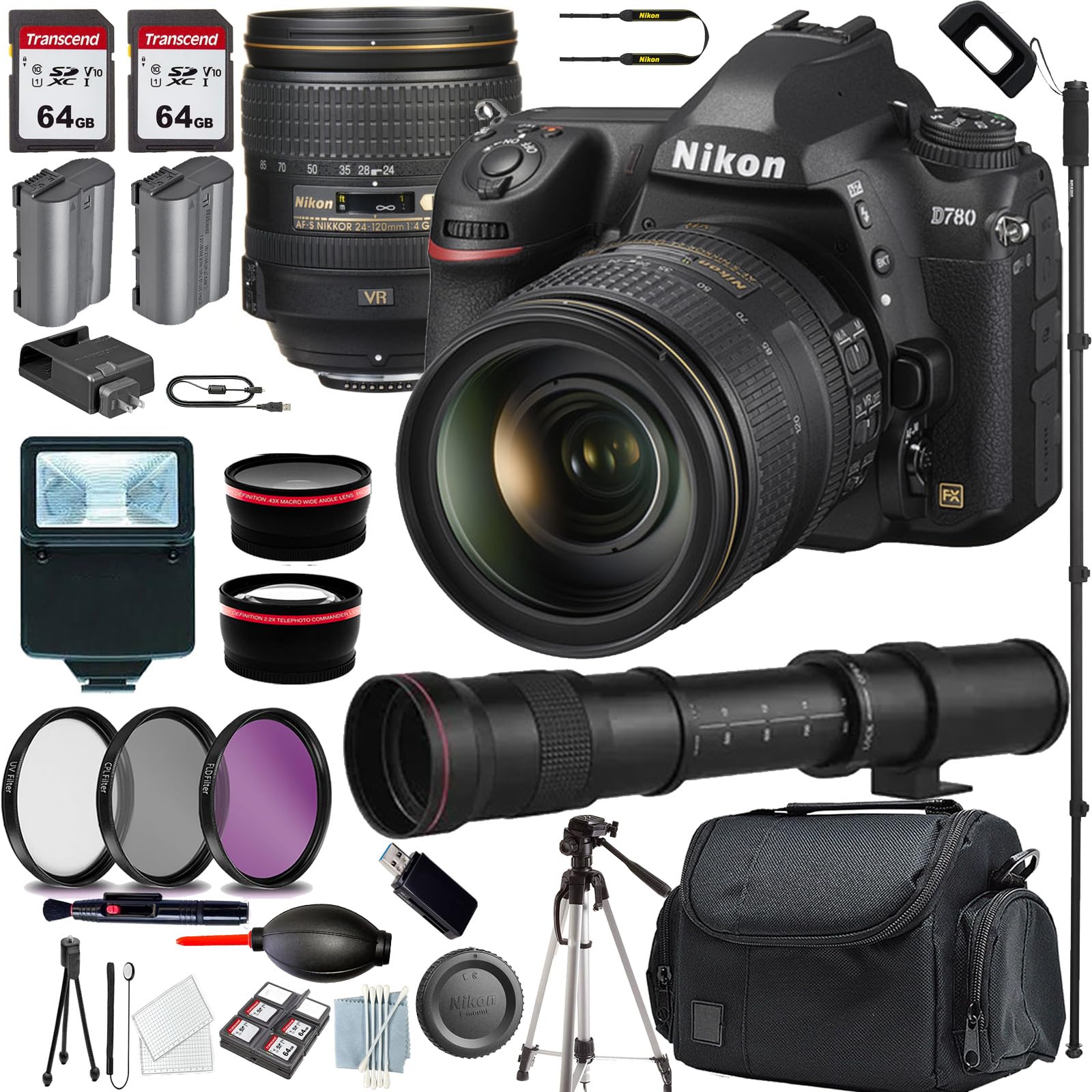 Amazon | Nikon D780 デジタル一眼レフカメラ 24-120mmレンズ+420 