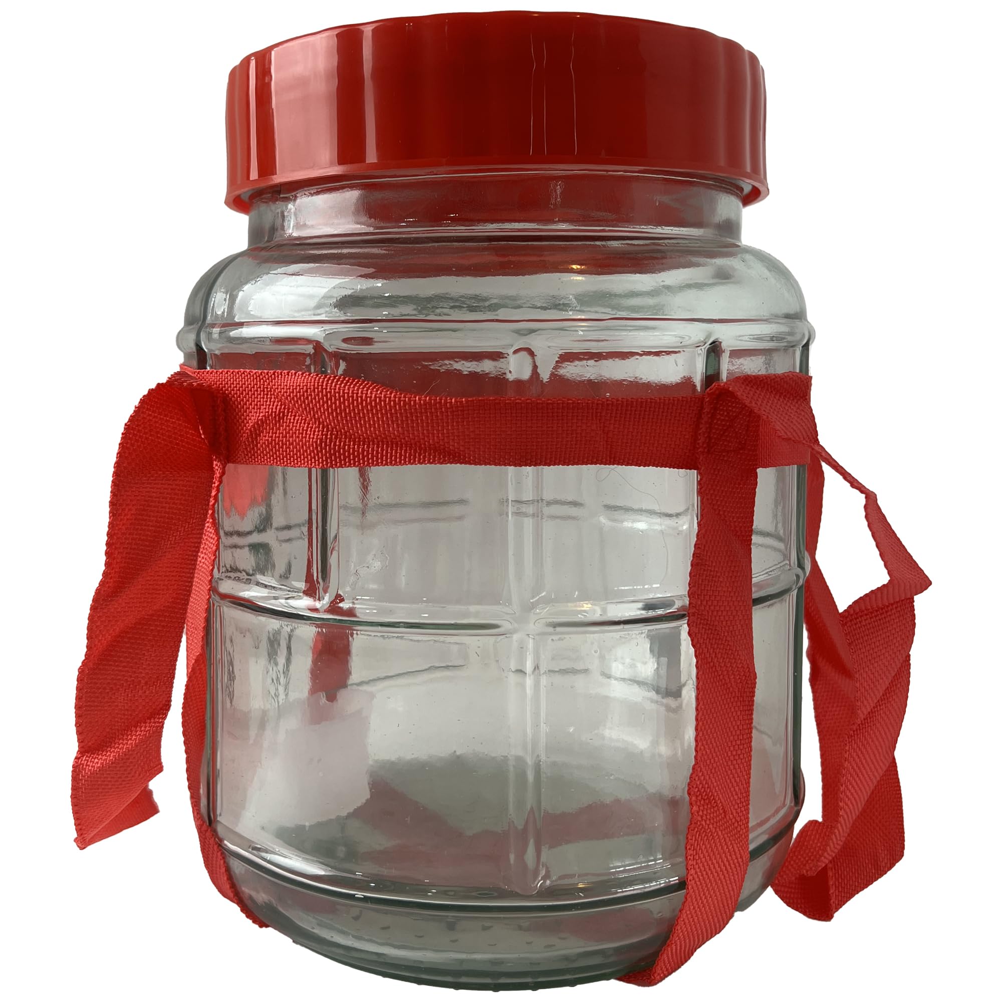 Tarro De Cristal Hermético 15L Con Asas - Recipiente Para Fermentación, Kimchi, Kéfir Y Kombucha, Tarro Grande Con Apertura Para Airlock De Fermentación