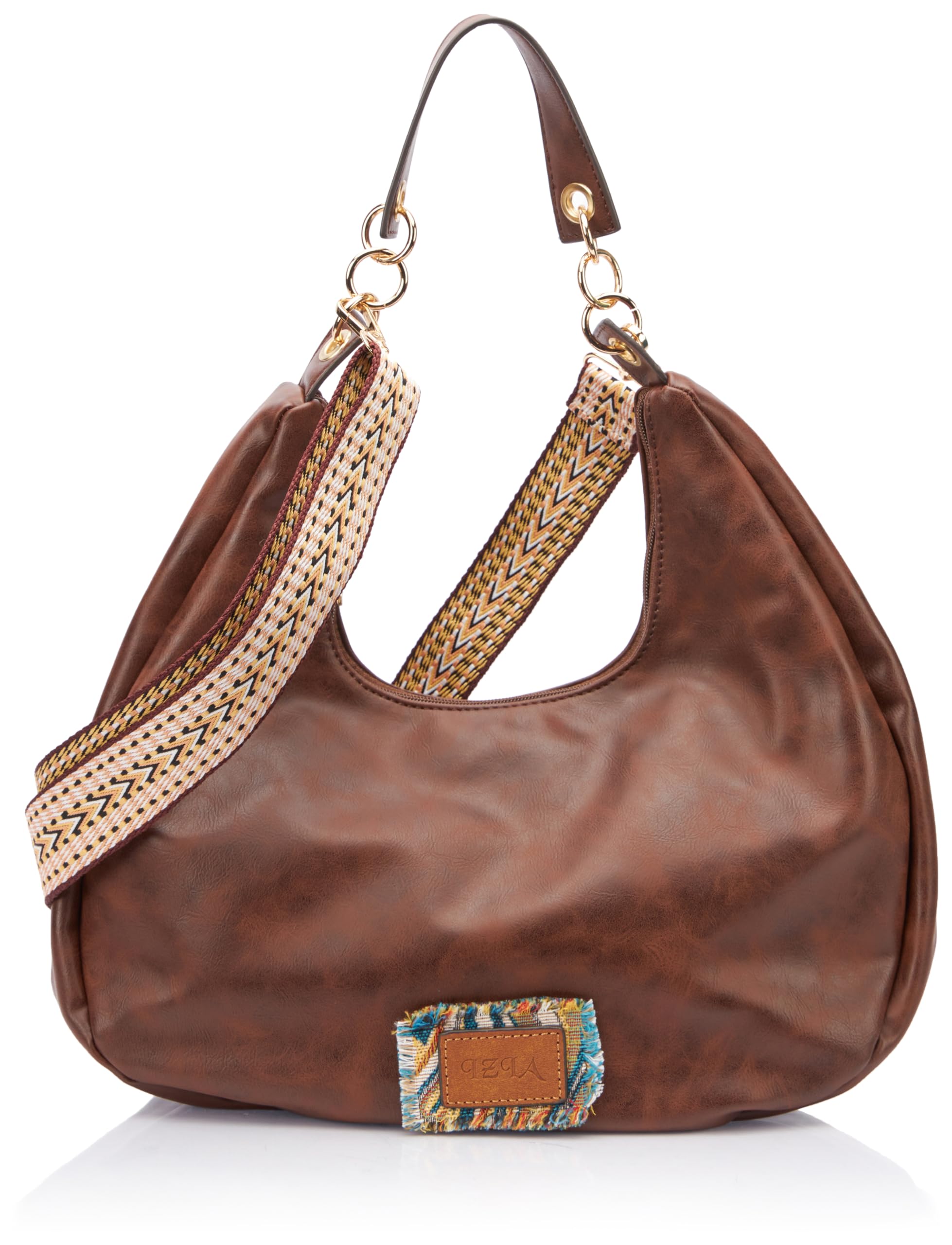 NALLY Women's Shoulder Bag, Camel, One Size