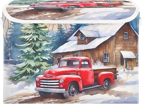 Bolsas de almacenamiento plegables para árbol de Navidad con asa reforzada, cajas de almacenamiento para almacenamiento, para sala de estar,