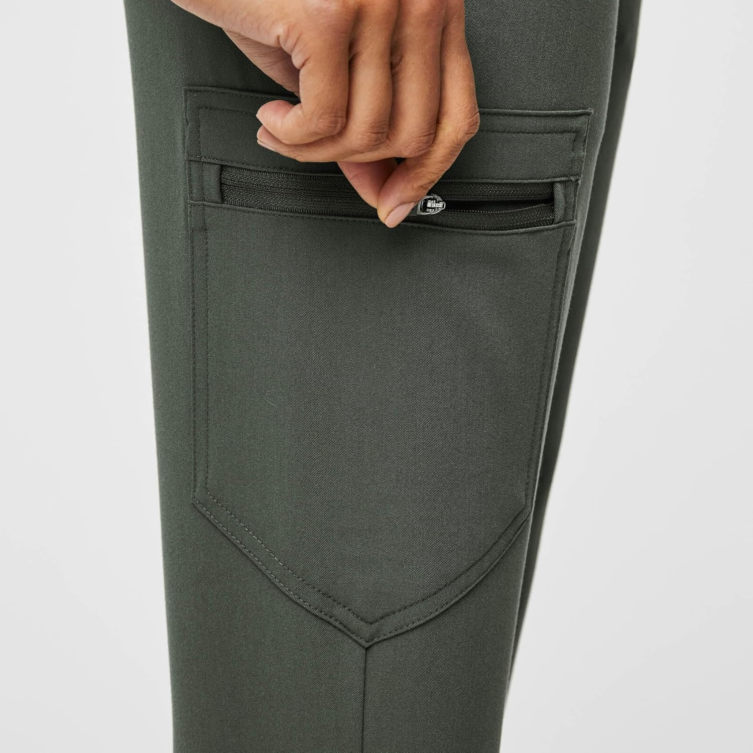 FIGS Zamora Jogger Scrub Pants for Women — Slim Fit, 6 Pockets, Yoga Waistband, Ribbed Ankle Cuffs, Anti-Wrinkle - Image 7