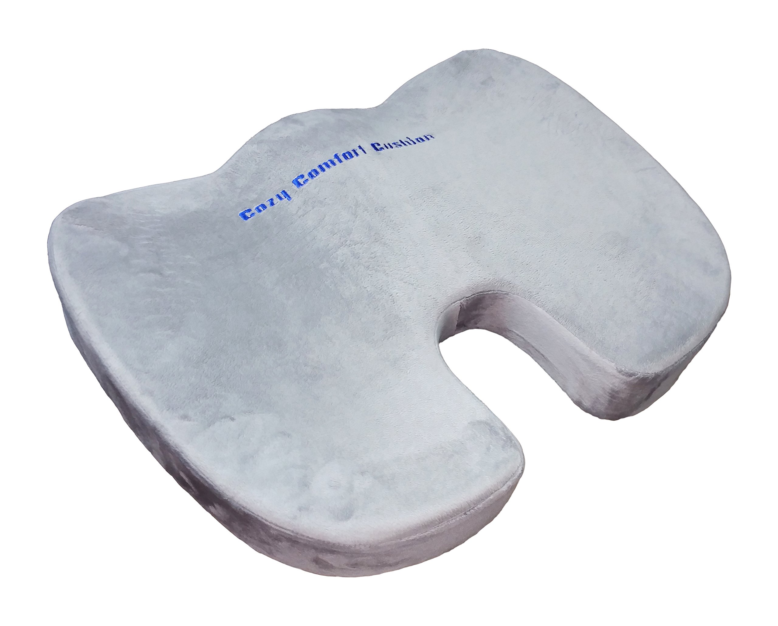 Memory Foam Seat Cushion - Great Office Chair & Car Seat Cushion for Back Pain - Orthopedic, Coccyx Seat Aids Sciatica Pain