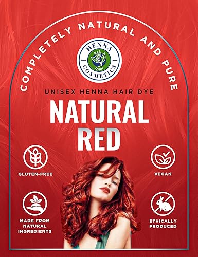 Miniatura 49 de Tinte natural de henna para el cabello, 100% polvo de henna puro para el crecimiento del cabello orgánico