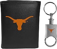 Vista 18 de Siskiyou Sports Leather Tri-fold Wallet & Valet Key Chain