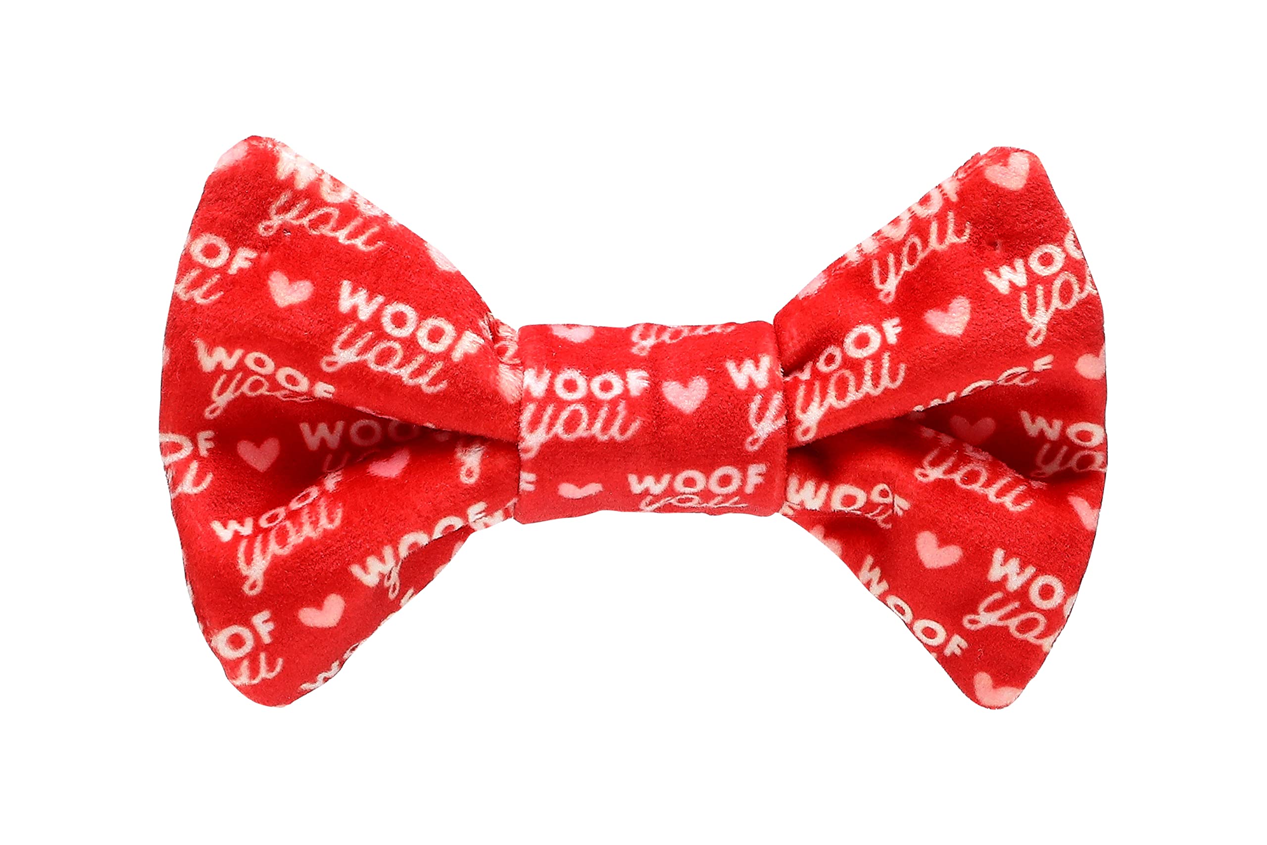 Pearhead Woof You Hearts Pet Bandana, Valentine’s Day Slide-On Dog Bandana, Dog Apparel, Pet Accessory, XS/S
