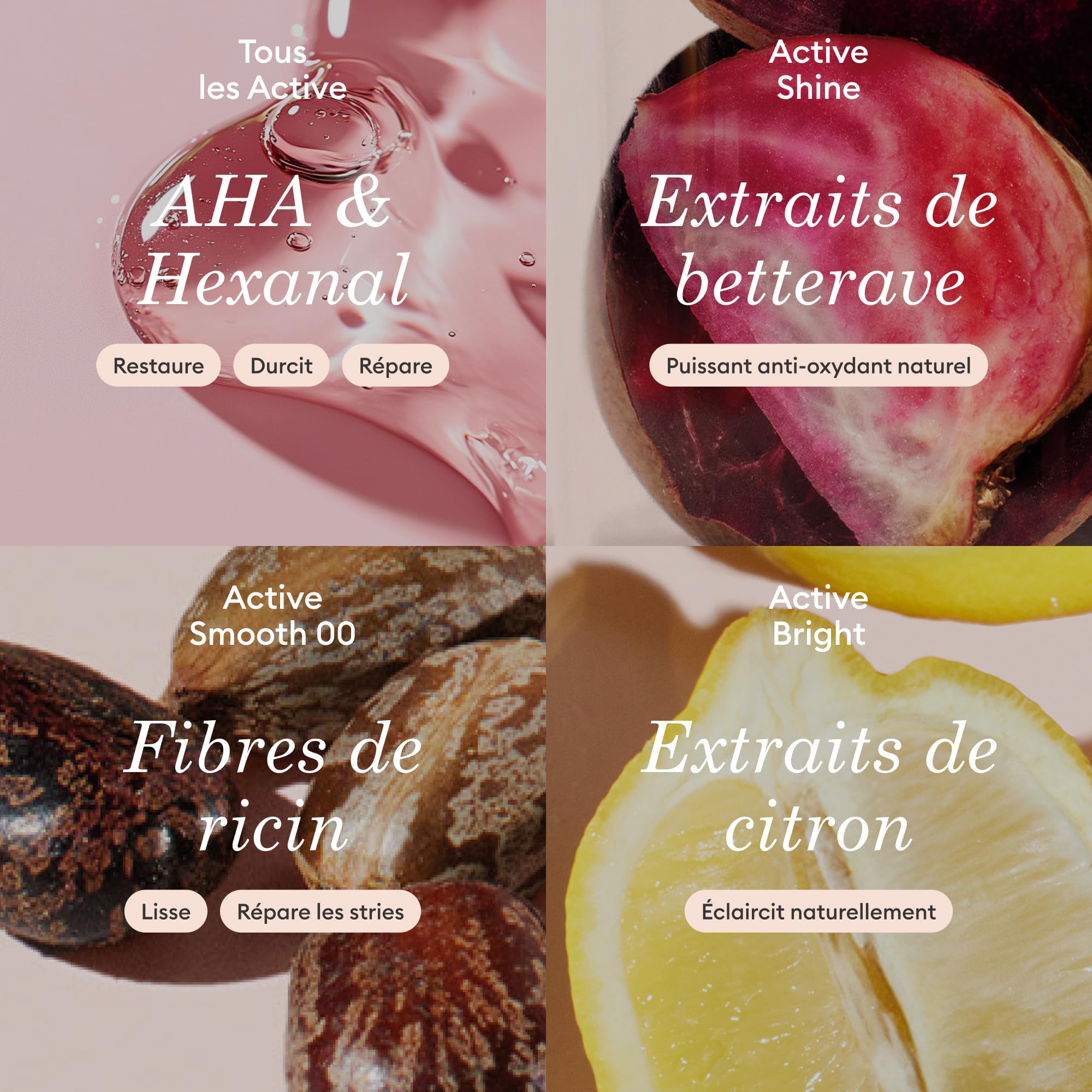 Manucurist Active Trio Active Smooth00, Active Shine, Active Bright | Trio Active Vernis à Ongles Soin Renforcement Ongles Vernis Durcisseur Ongle Vegan & Made in France