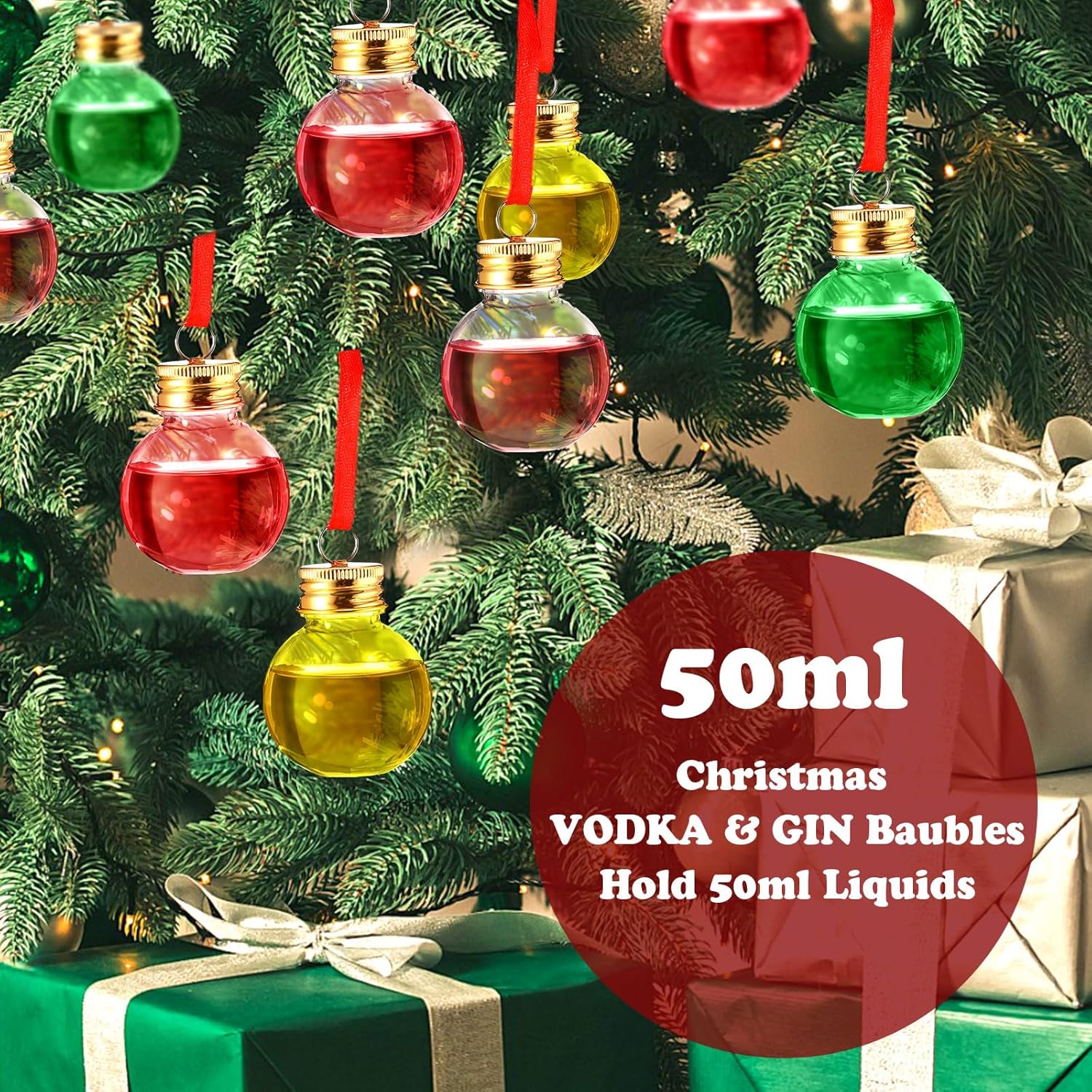 クリスマスツリー・ボールオーナメント 定番商品ラインナップ » 横浜ディスプレイミュージアム | アーティフィシャルフラワー・造花の販売・卸販売 Patelai 48個 クリスマス ドリンク ボール ショットグラス オーナメント プラスチック 充填可能 クリスマスツリーオーナメ
