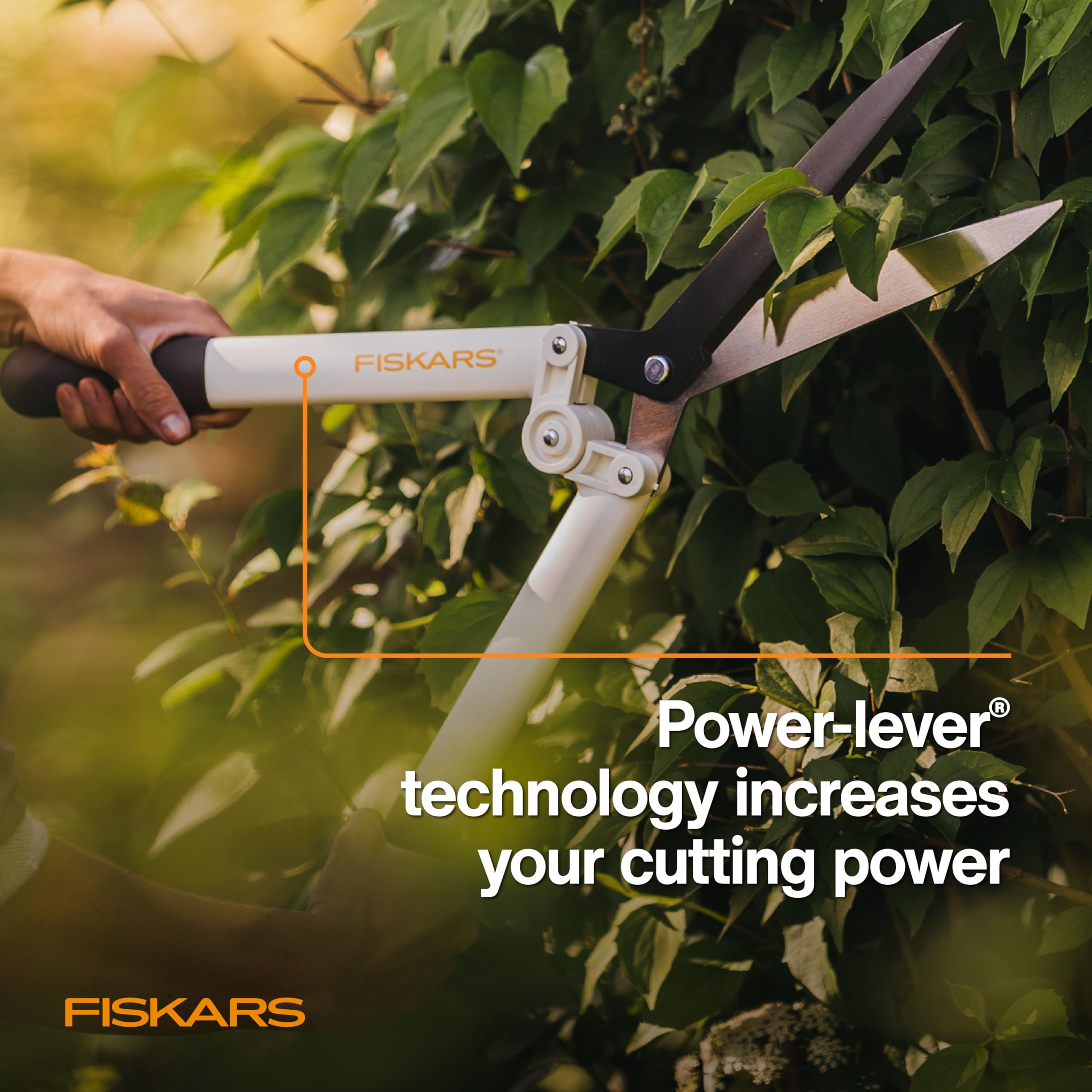 Amazon.com : Fiskars Hedge Shears with PowerLever, Lightweight