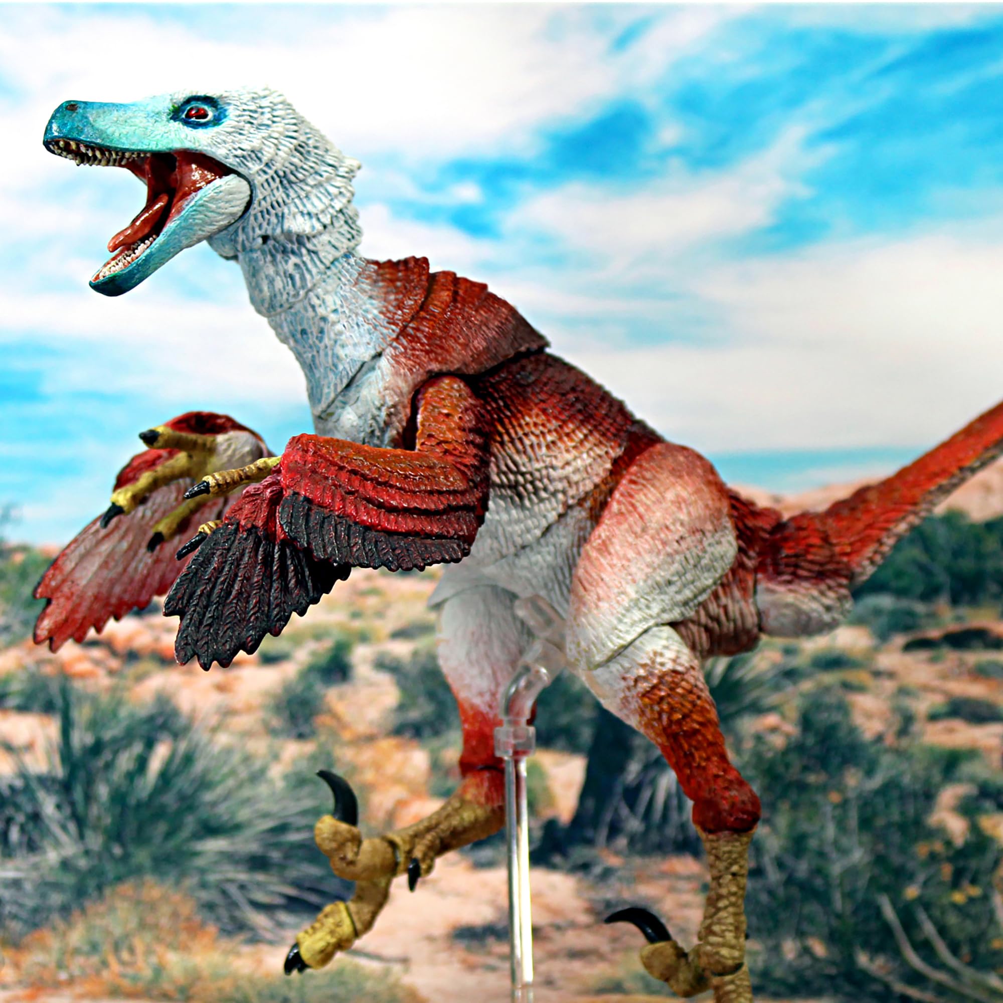 ヴェロキラプトル　限定版　BEASTS OF THE MESOZOIC Amazon.co.jp: Everything Dinosaur Beasts of The Mesozoic