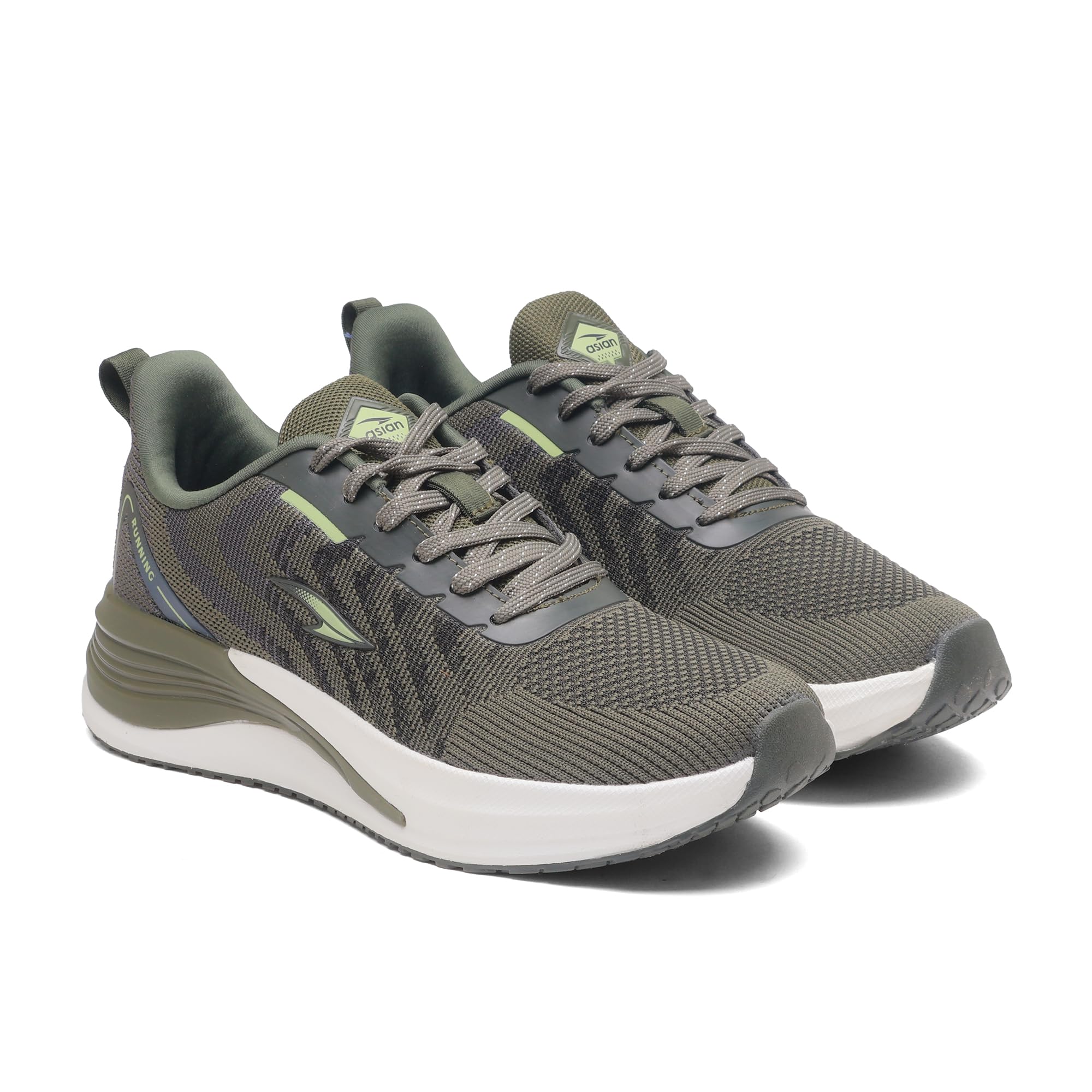 ASIAN Powerplay-34 Men s Running Shoes | Gym & Training Shoes with Phylon Sole | Lightweight Walking Sneakers with Breathable Upper & Arch Support (BLKLGRY) -UK 7-image-8