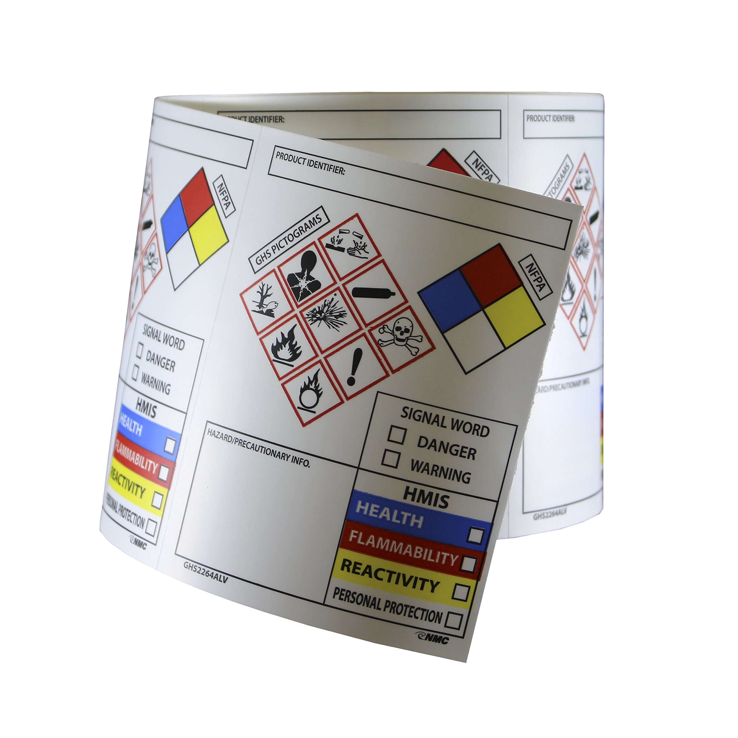 Buy NMC GHS2264ALV GHS Secondary Container Label [Roll of 250] 3 in
