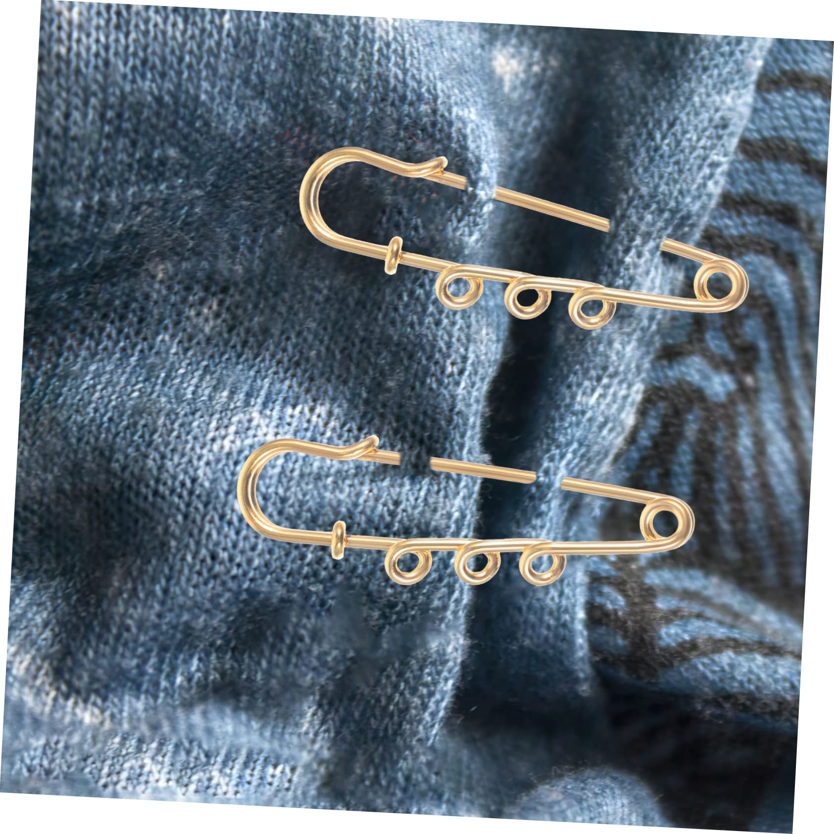 STOBOK 100stücke Sicherheitsnadeln Für -broschen Große Sicherheitsnadeln Mit Löchern Metall- Für Fixieren Von Schals Kleidung Und Accessoires Lange Kilt- Vielseitig Einsetzbar