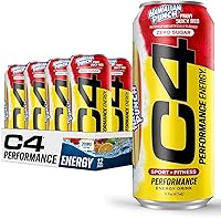Vista 37 de C4 Energy - Bebida energética carbonatada sin azúcar, bebida preentrenamiento + beta alanina, cereza de medianoche, 16 onzas líquidas (paquete de 12)