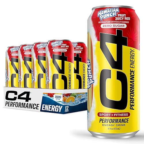 Vista 146 de Cellucor C4 Performance Energy - Bebida energética preentrenamiento carbonatada sin azúcar, 200 mg [0.007 oz] de cafeína con beta alanina, sabor