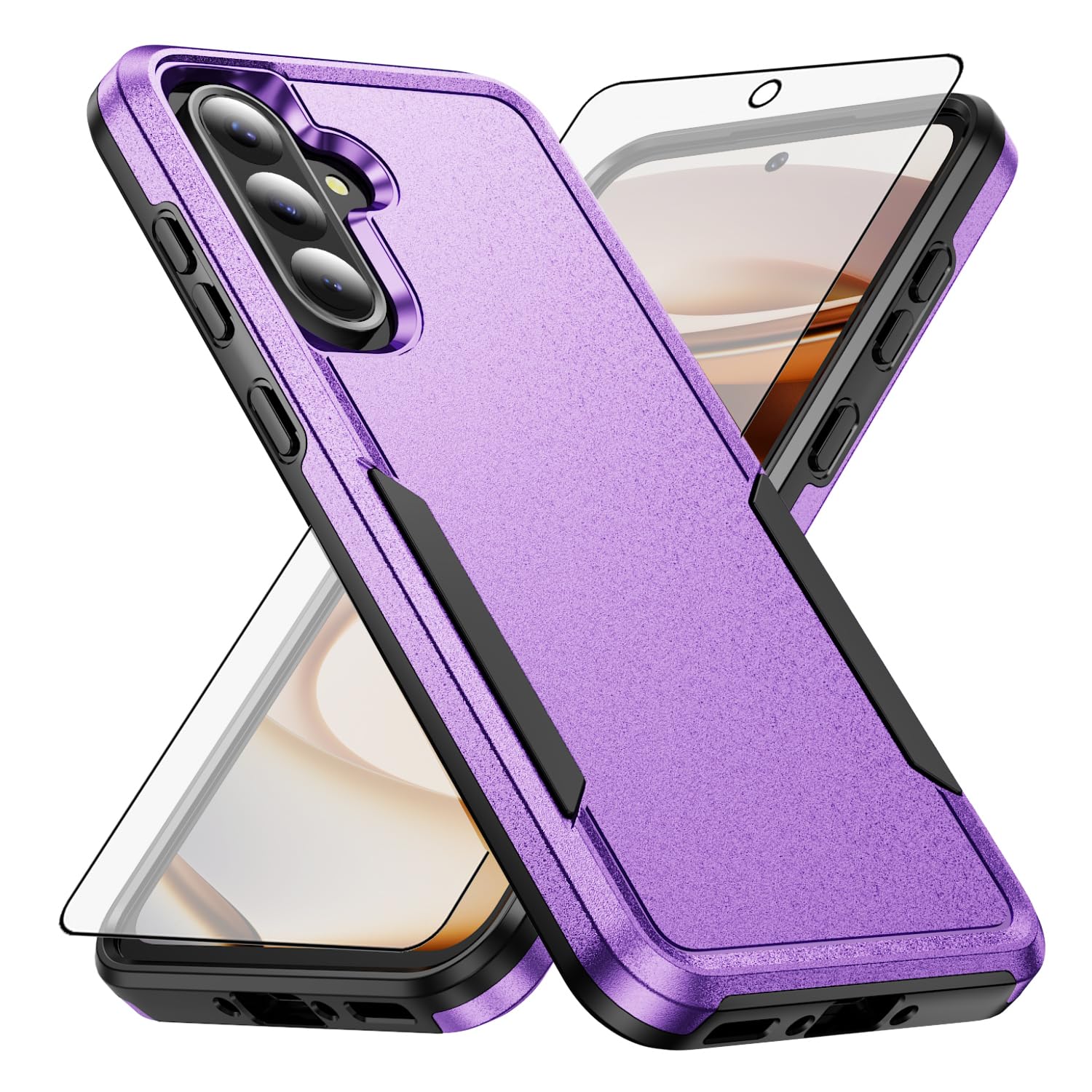 Coque Samsung Galaxy A37 5G Asuwish antichoc double couche avec protège-écran