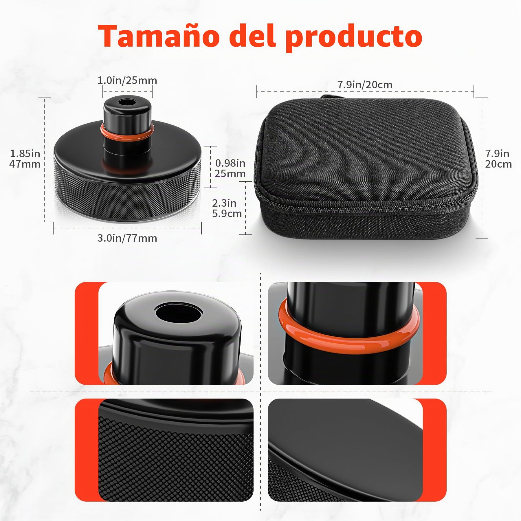 4PCS Almohadilla de Elevación para el Tesla Model 3/S/X/Y,Almohadillas de Goma Gato Hidraulico,Soporte Tesla Jack Pad Protege,Almohadillas de Goma para Modelo Tesla
