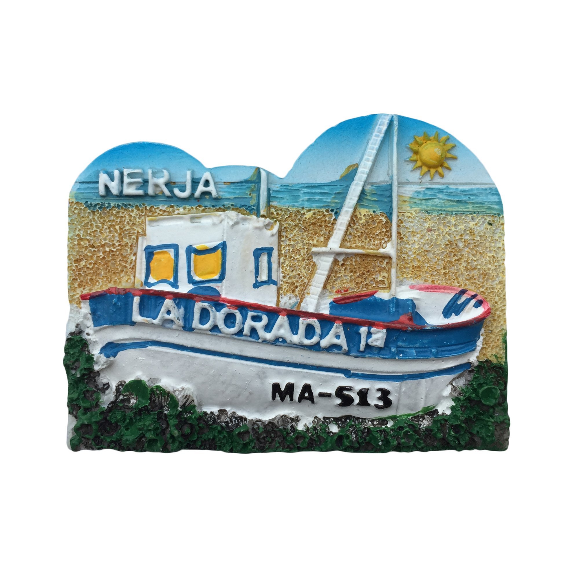 Wedarego 3D Nerja Spain Refrigerator Magnet Souvenir Sticker Collection,Spain Hand-Made Home And Kitchen Decoration Fridge Magnet