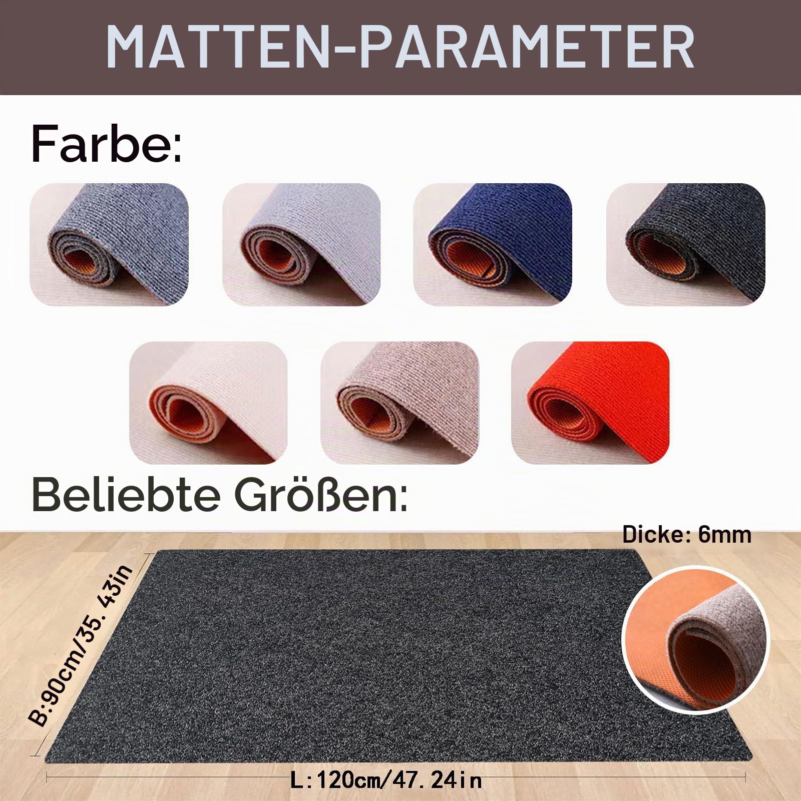 Unterlage Schreibtischstuhl Bodenschutzmatte Teppich, Stuhl Unterlage Schreibtisch, Bürostuhl Matte, Kratzfest Schutzmatte Bürostuhl Unterlage Für Laminat Hartböden,Beige,100 x 120cm