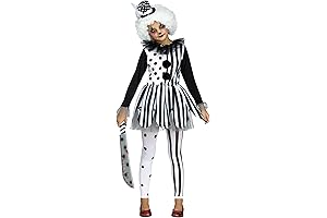 Killer Clown Costume for Girls: A Spine-Chilling Ensemble for Halloween Thrills