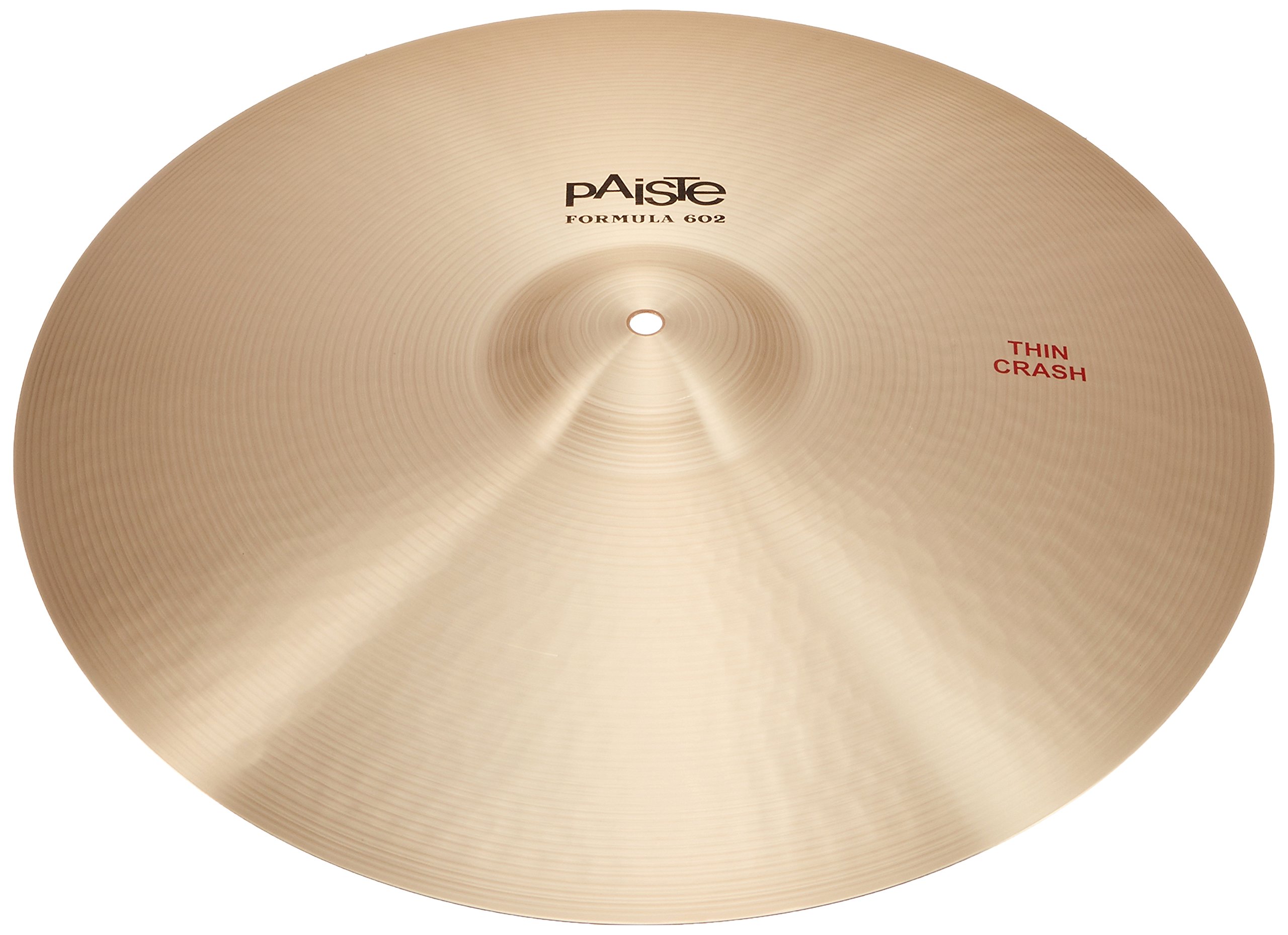 Amazon | PAiSTE クラッシュシンバル 20インチ FORMULA 602 Thin Crash 