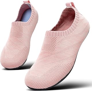 Sosenfer Women's and Men's Comfortable Slippers, Non-Slip, Slip-On Flat Slippers, C…