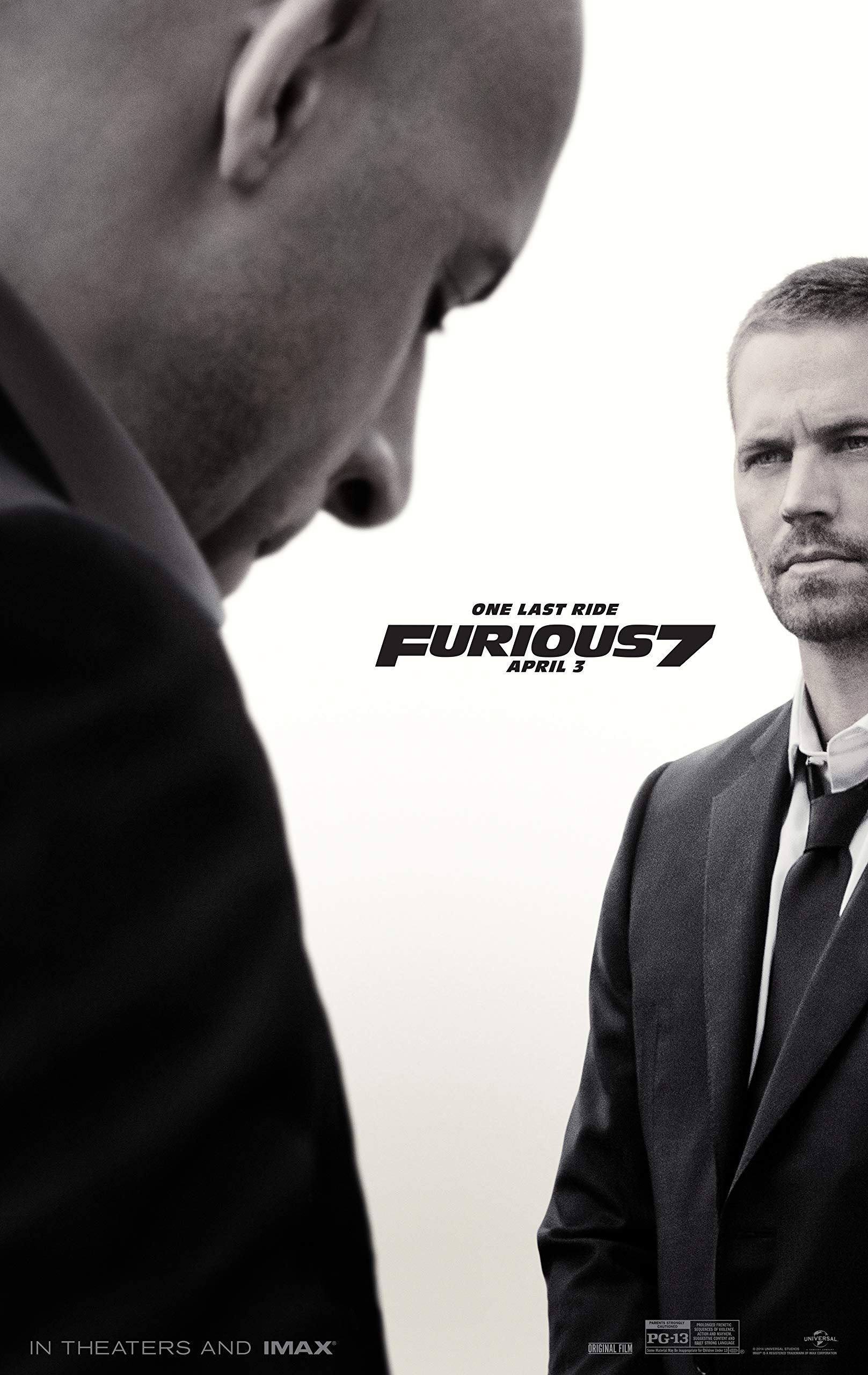 Photo posters Fast and The Furious 7 Movie Limited Print Size 11x17#1 Paul Walker Vin Diesel The Roc