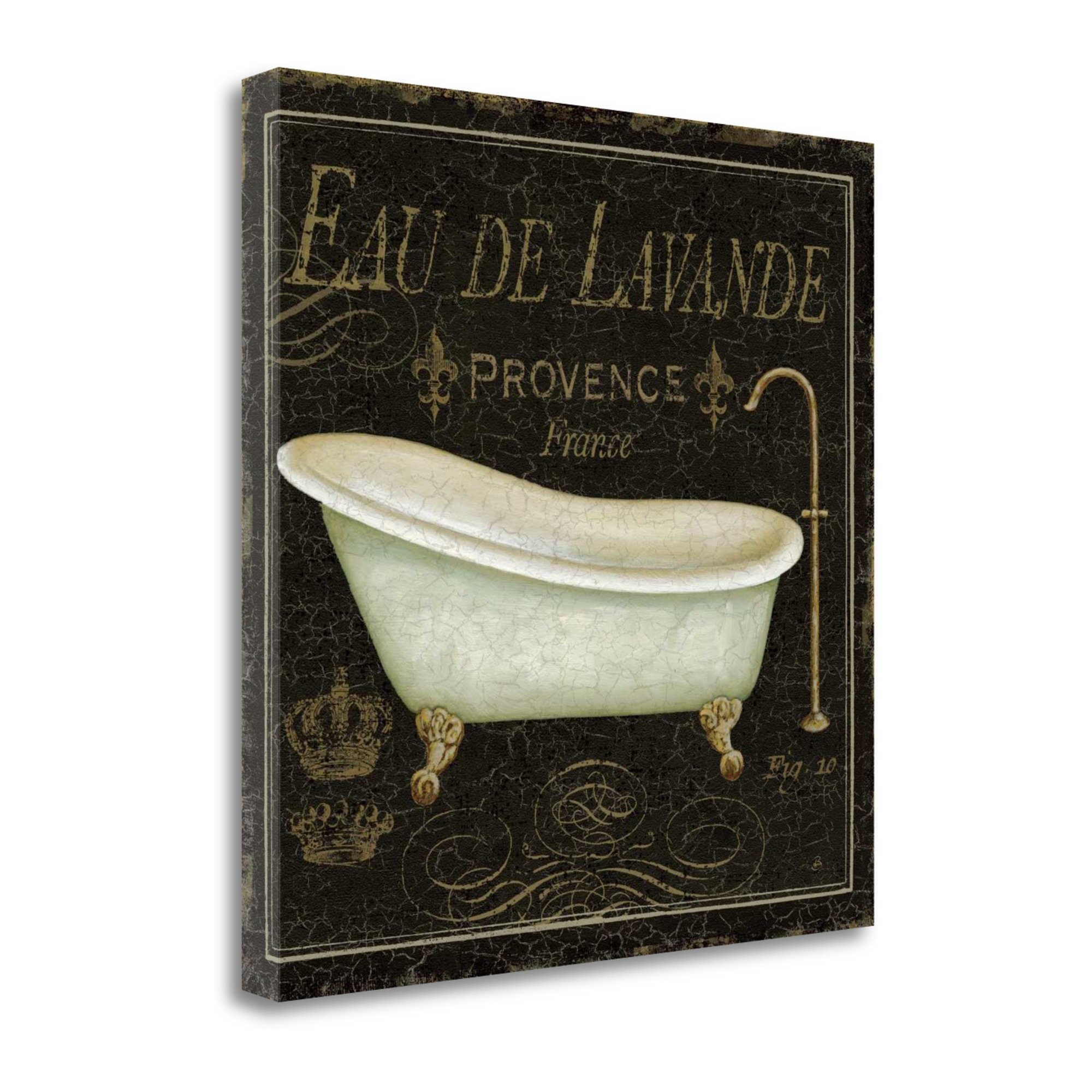 "Bain De Luxe I" By Daphne Brissonnet, Fine Art Giclee Print on Gallery Wrap Canvas, Ready to Hang