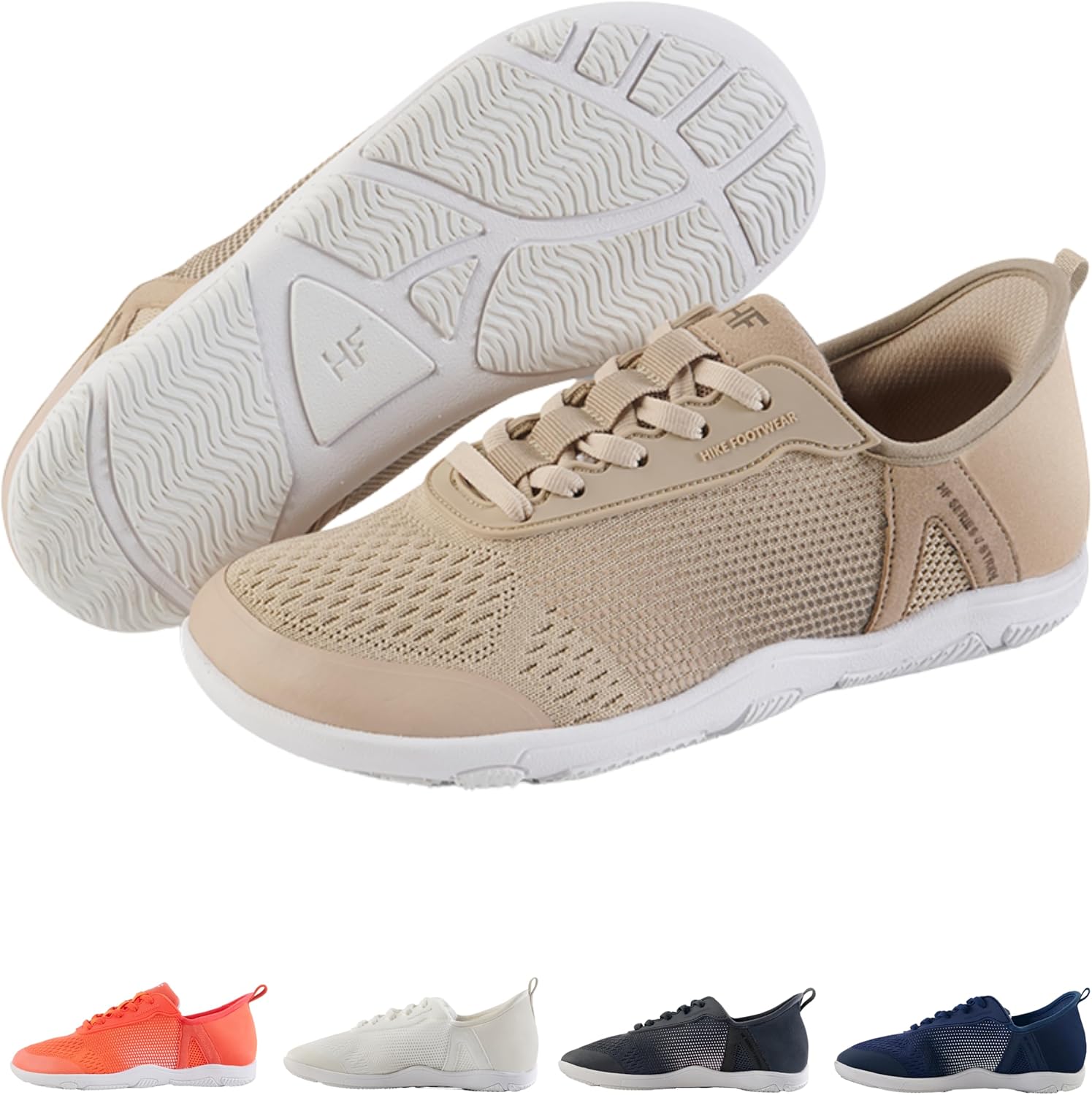 Hike Footwear HF Stride – Hands-Off & Ergonomic Barefoot Shoes, Thin Sole & Ultra-Light, Effortless Wear Unisex