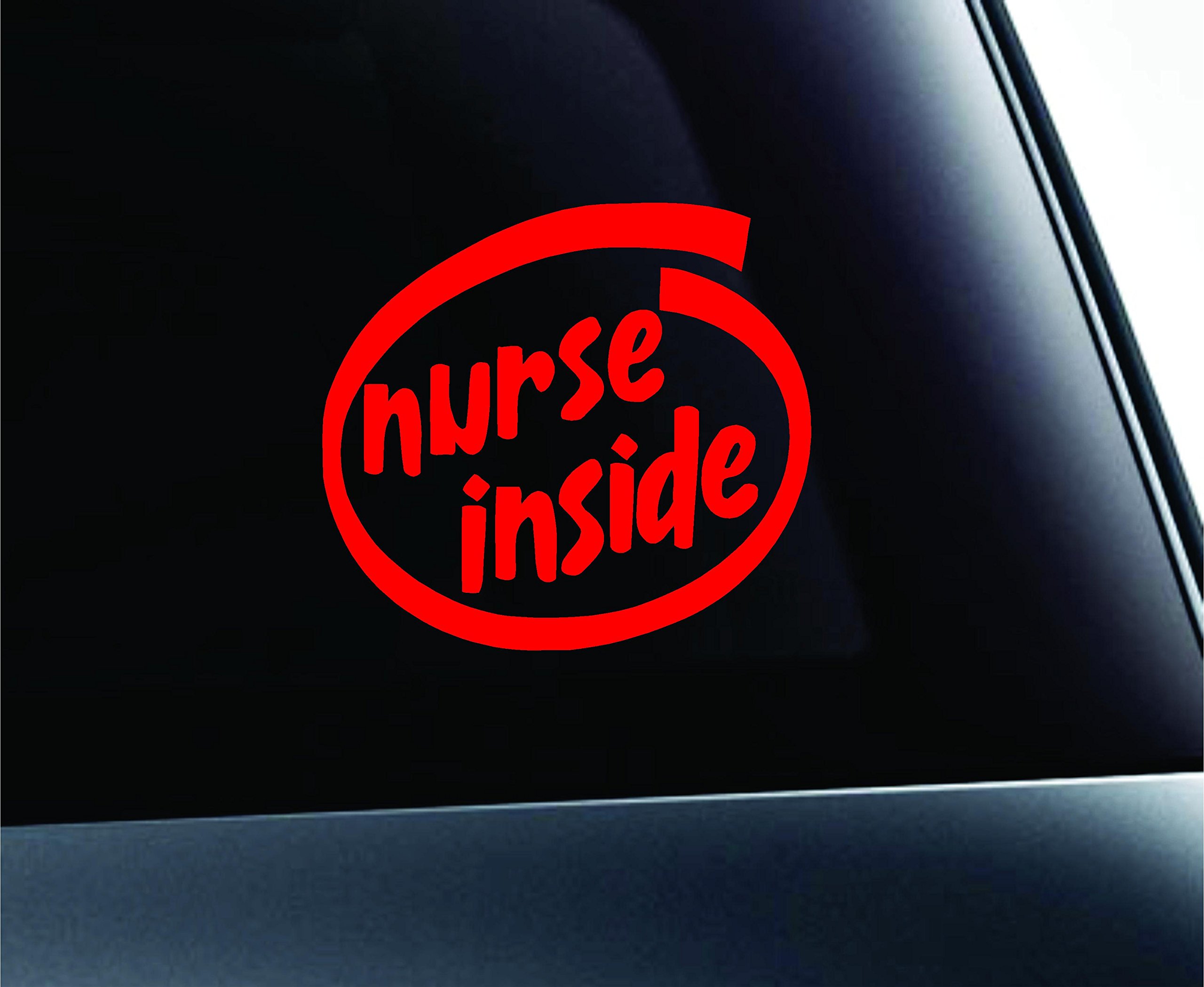 Buy Nurse Inside Oval Hospital Symbol Decal Funny Car Truck Sticker